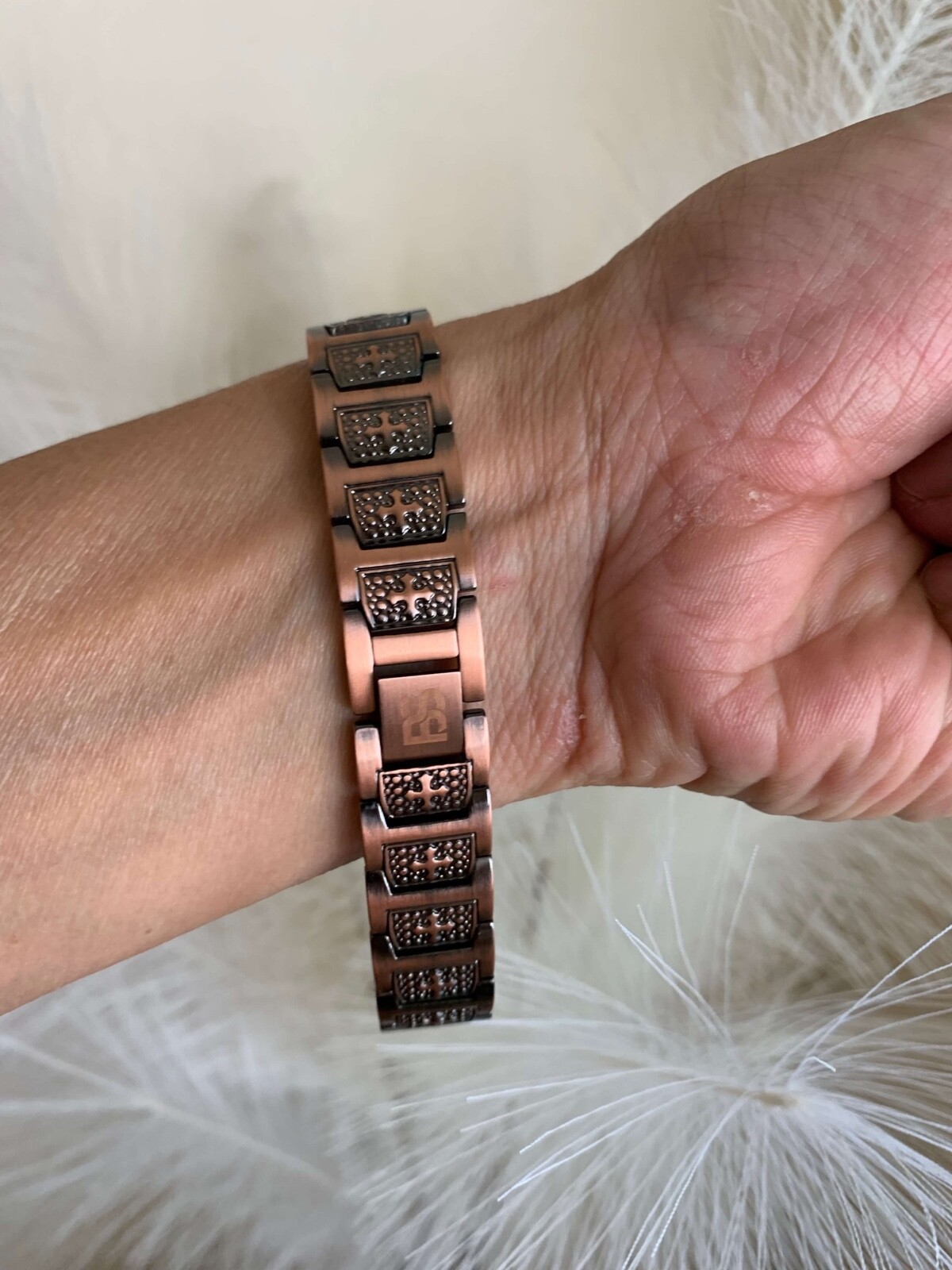 Pure Copper Magnetic Bracelet Arthritis Pain Relief Energy Strength men women