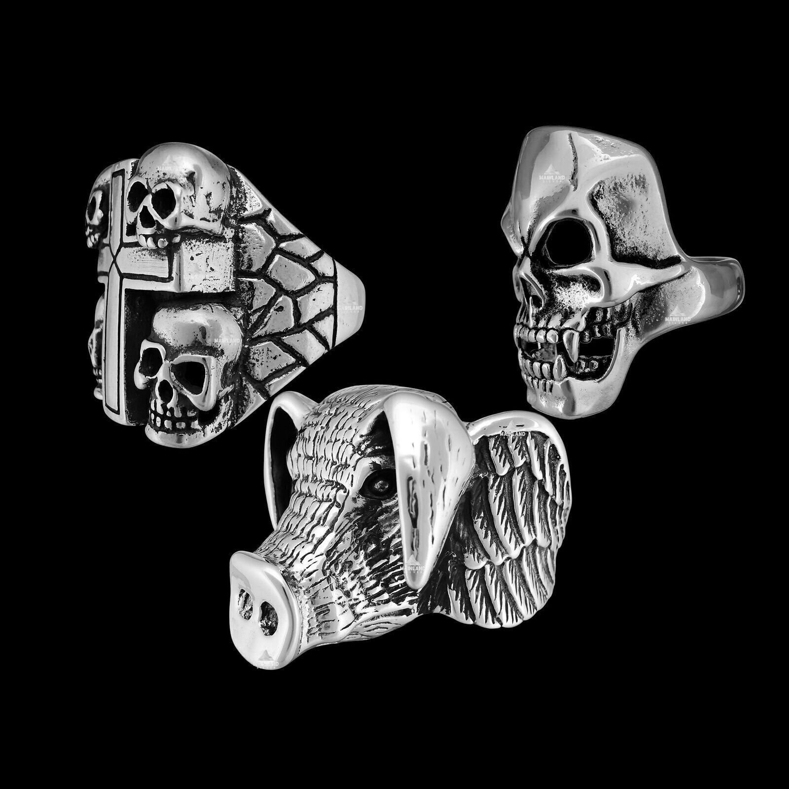 Eddie Munson Rings – Exact rings from the TV show – Ready to ship, Stranger…