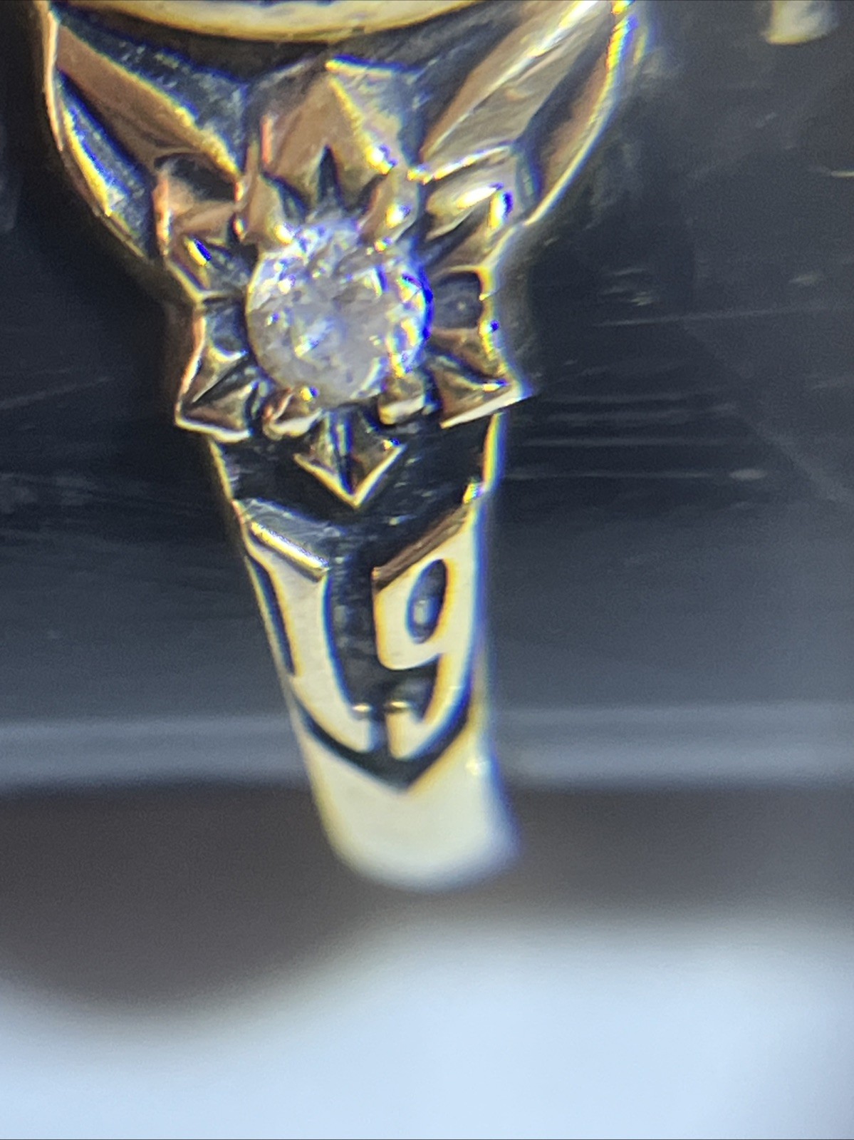 Oval Birthstone High School Class Ring Graduation Size 5 Stamped 10k(See Photos)