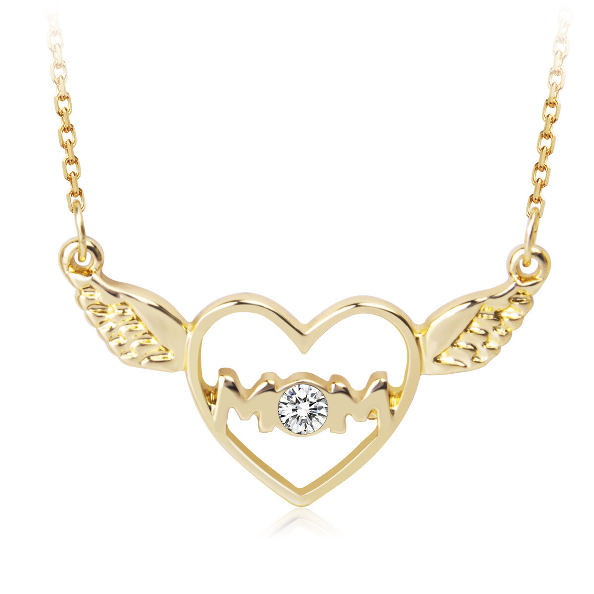 Mother’s Day Gift Love Heart Pendant Necklace Womens Heart Plastic Neckaces