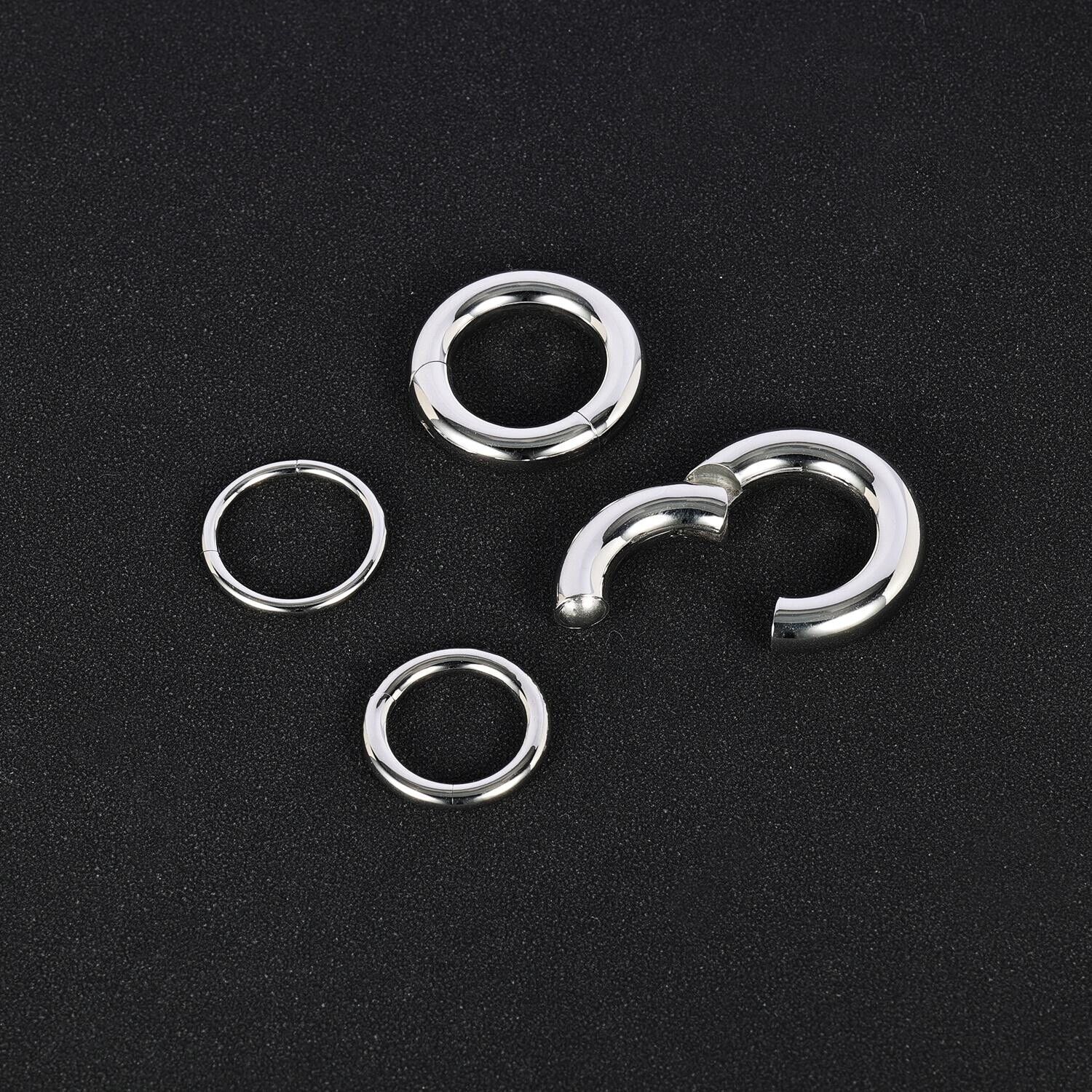 1 Pc Surgical Steel Punk Large Gauge Earrings Nose Septum Ring Piercing Jewelry