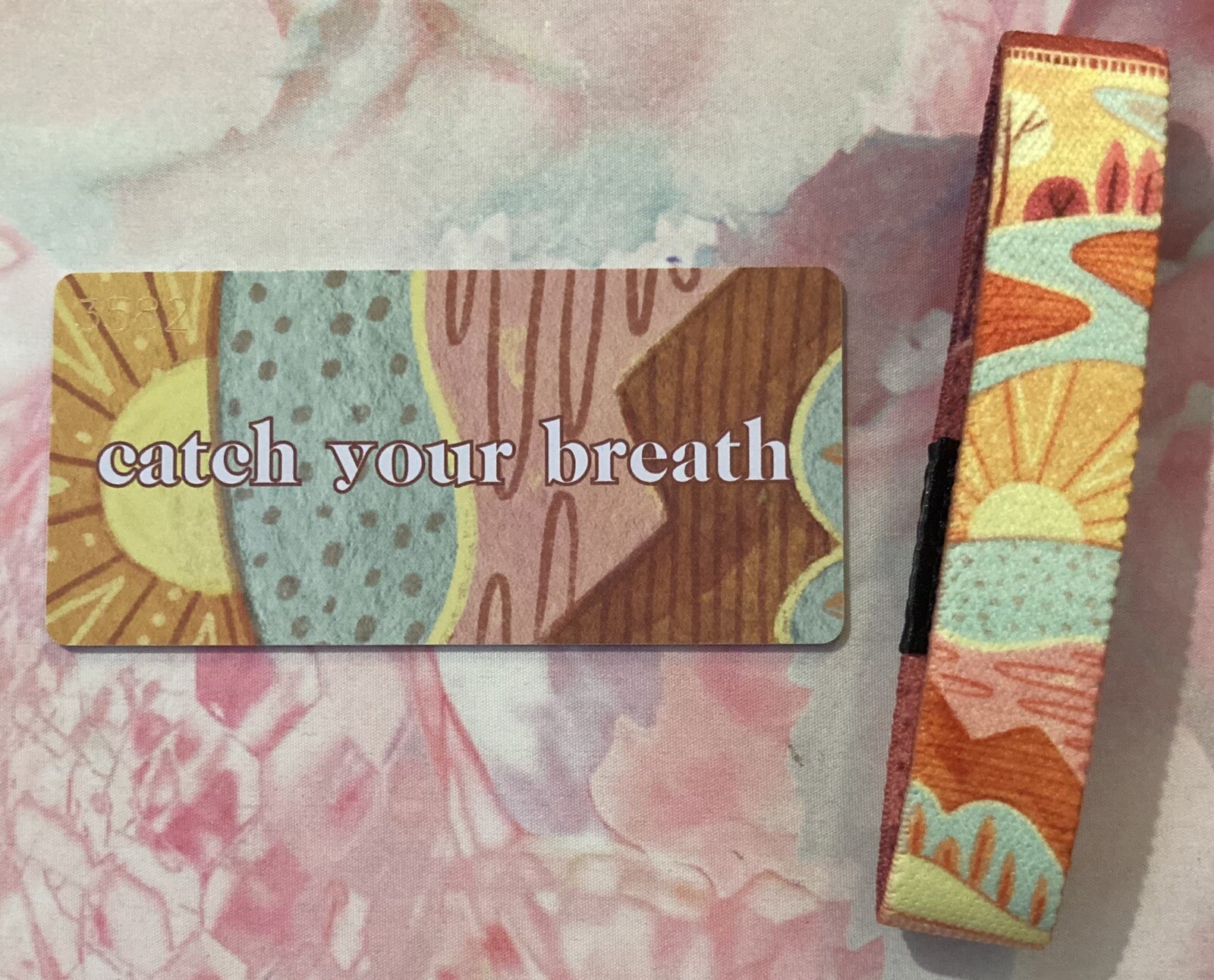 Zox Catch Your Breath Wrist Band Strap And Card