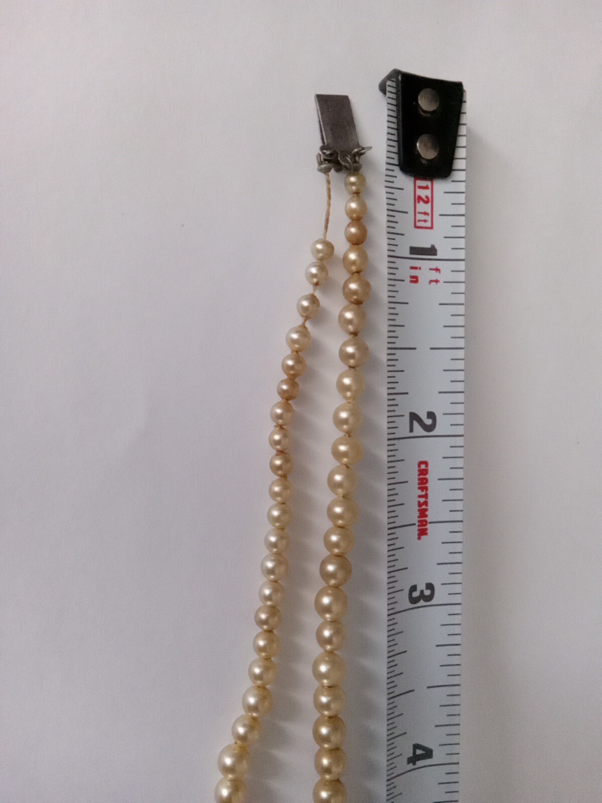 Nolan Miller Triple Strand Pearl & Gold ton with Crystal Bracelet and Necklace