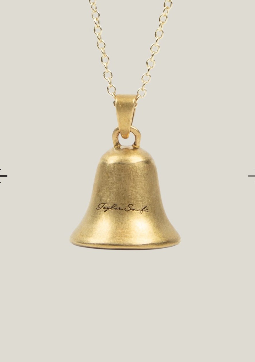 Brand New Official Taylor Swift SPEAK NOW TV XIII Bell Necklace 18k Gold Plated
