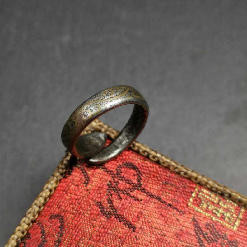 Gandhanra Unique Tibetan Snake Ring | Cold Iron Ring | Protection Jewelry