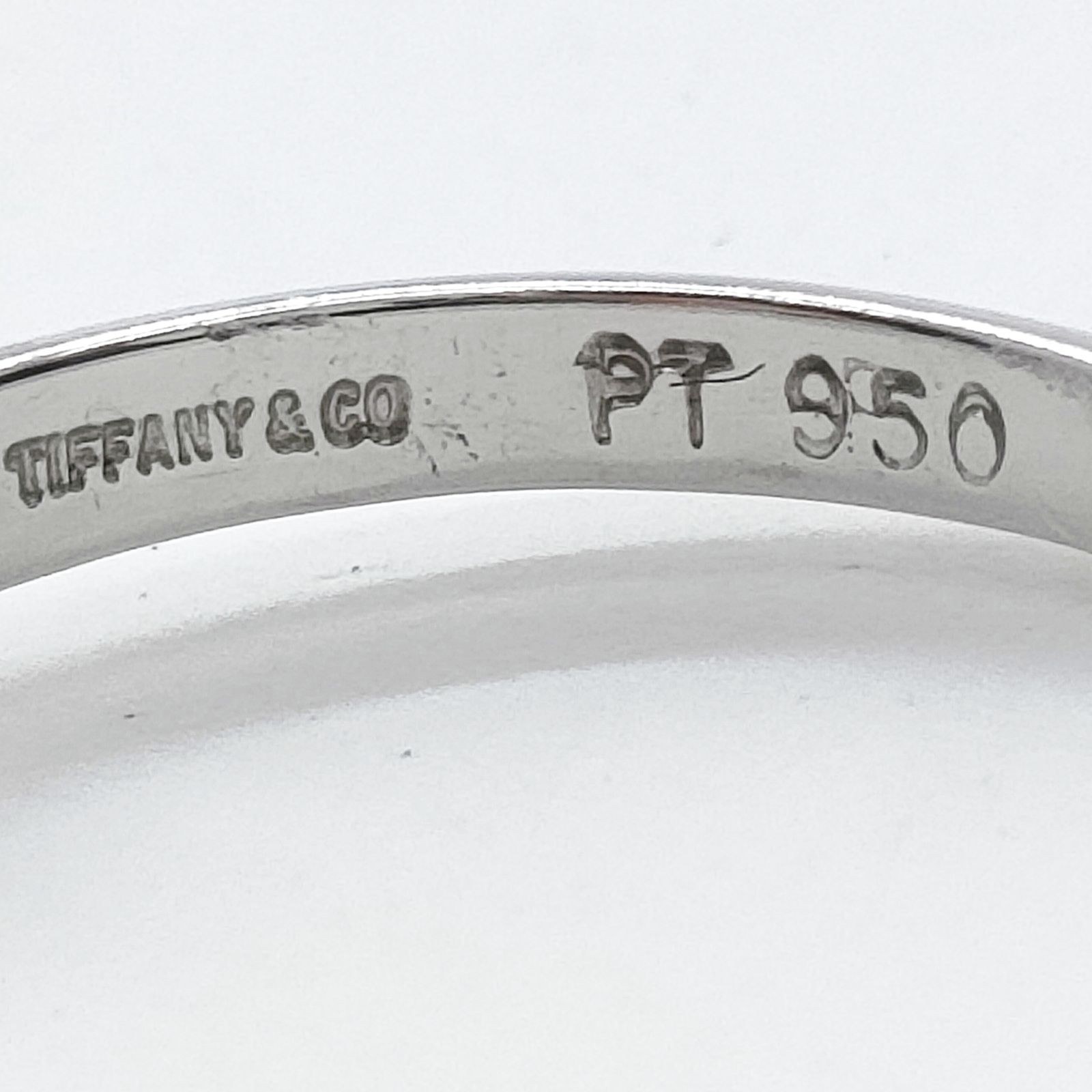 Tiffany and Co. Ring Solitaire Natural Diamond 0.28ct Platinum 4499611