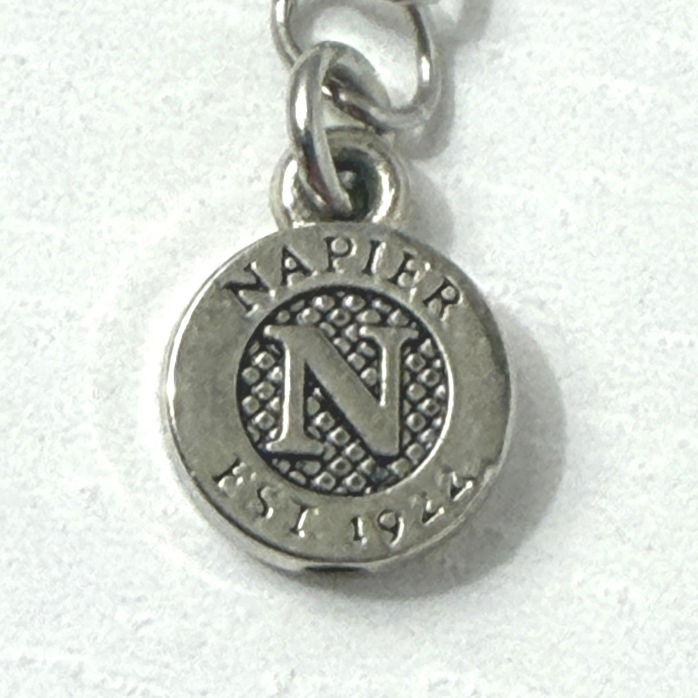 Napier Necklace Earrings Open Bezel Set