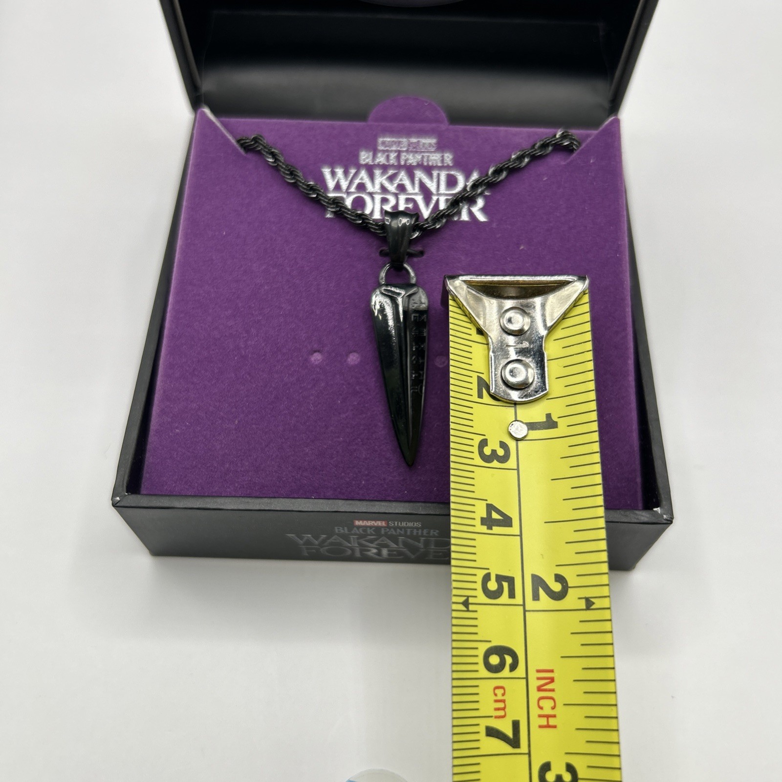 Marvel Black Panther 22″ Claw Pendant Curb Necklace With Box