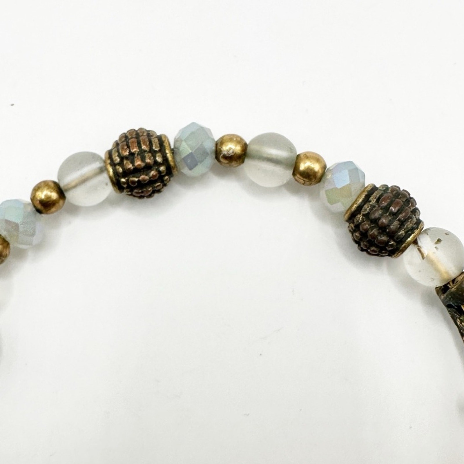 Alex and Ani Gold Wrap Beaded Bracelet Vintage Sixty Six boho glam