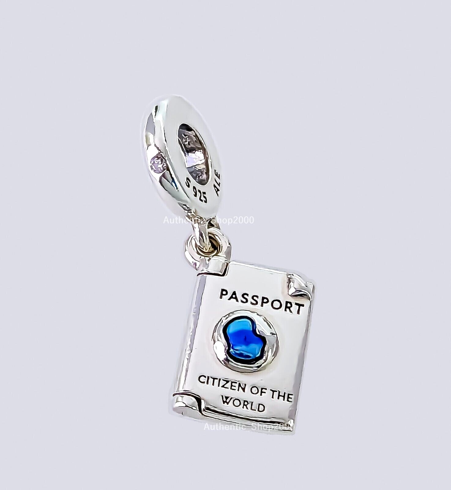 New 100% Authentic PANDORA 925 Ale Openable Passport Dangle Charm 792680C01