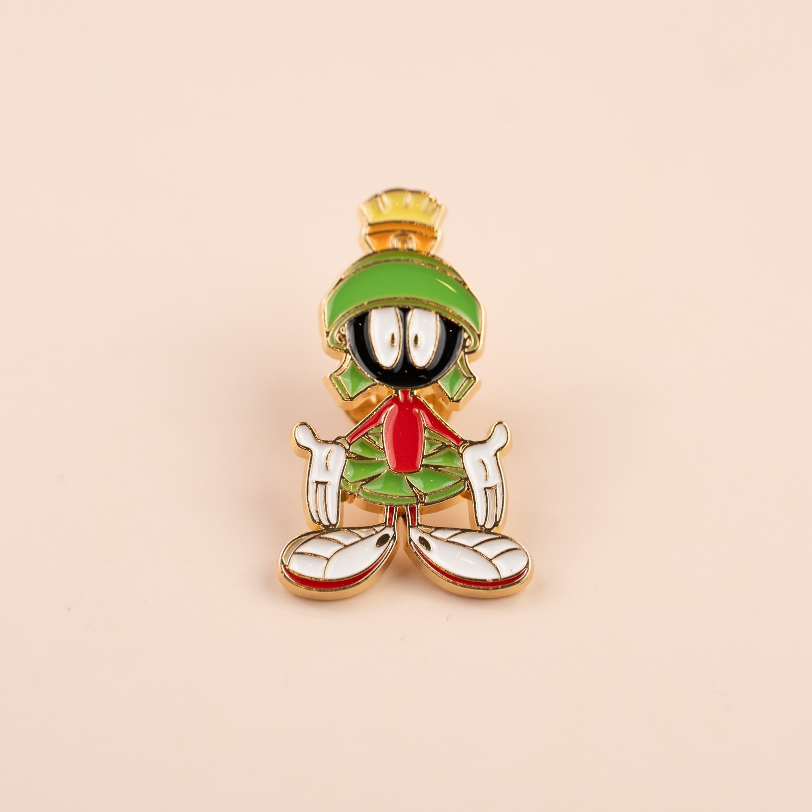 Cute Marvin the Martian Looney Tunes Cartoon 80s Comic Retro Brooch Pin Badge