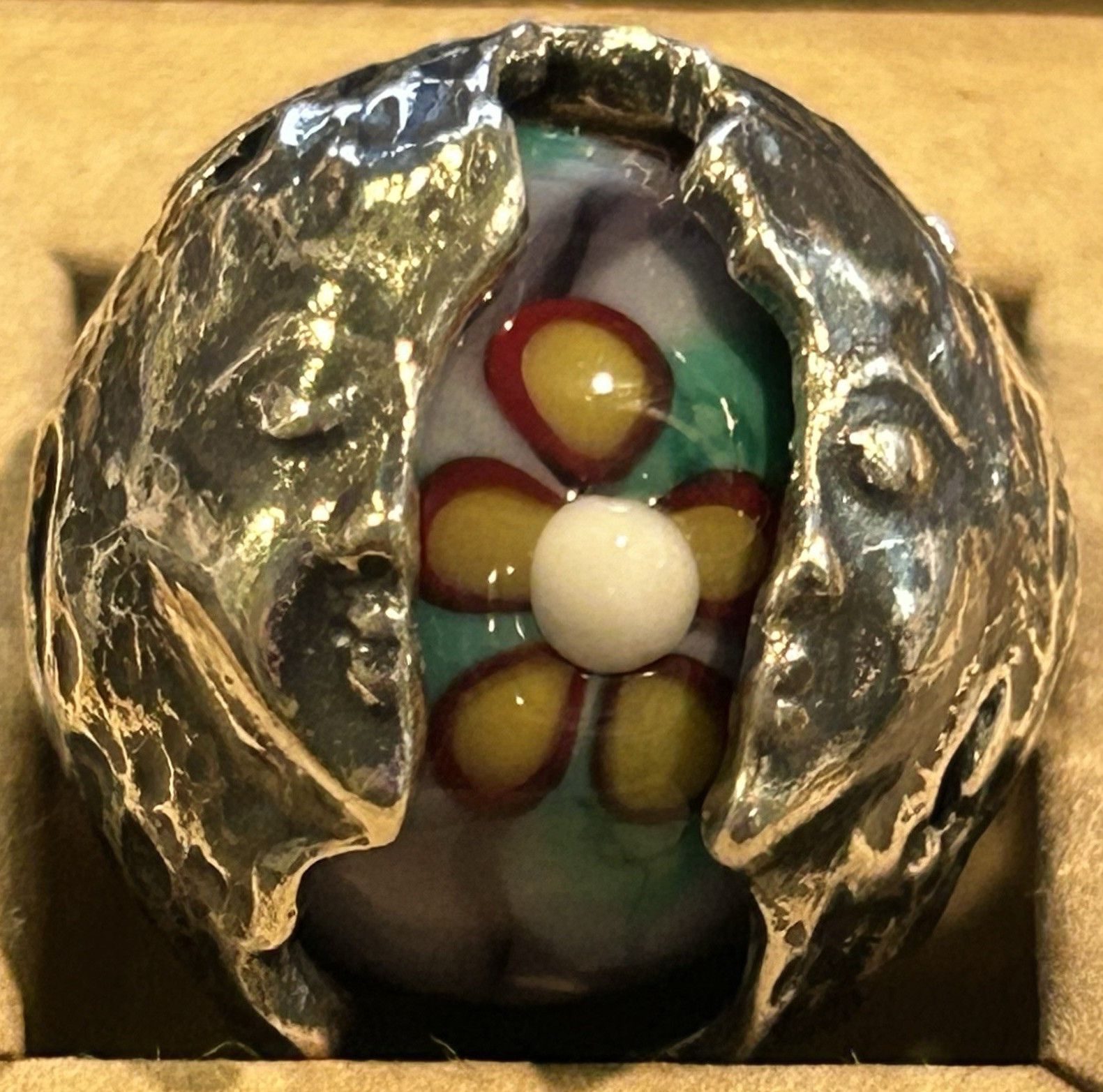 OHM Beads Inner Self 2.0 Bead. NBW – NEW (Retail $205) Flower