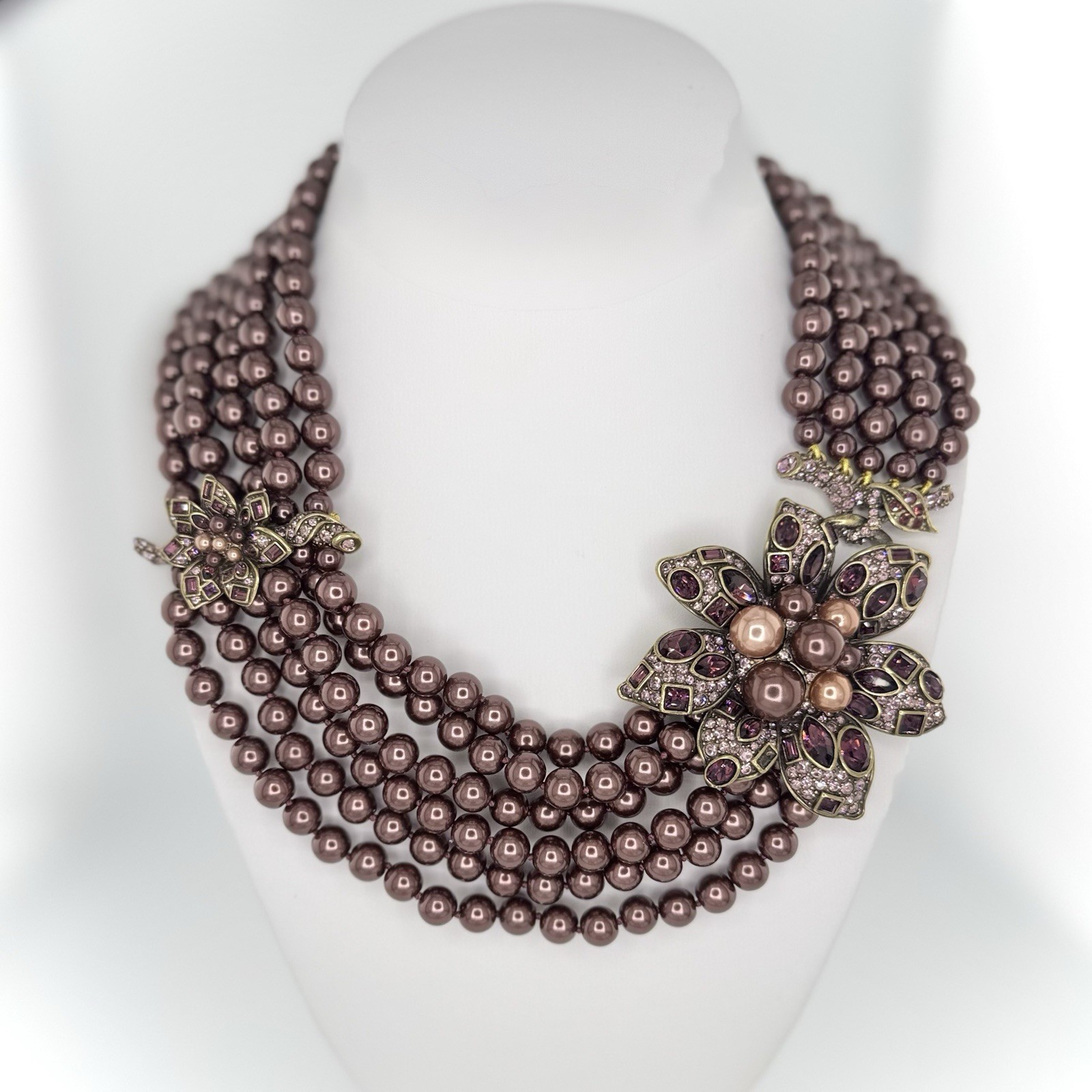 REMARKABLY RARE Swarovski Neck Piece “Lovely Linda” By Heidi Daus *FREE SHIPPING