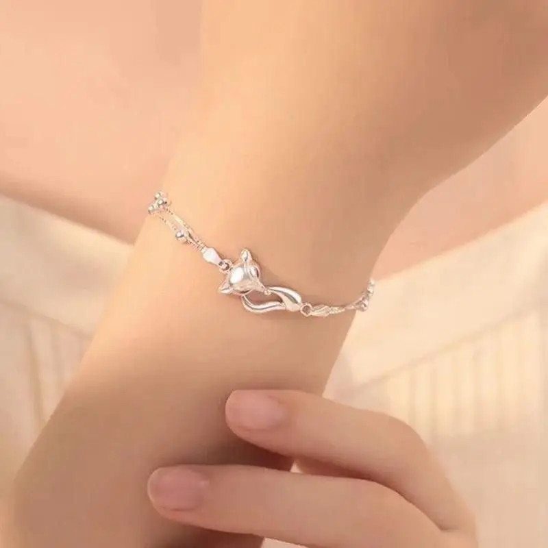 Unisex Fox Pendant Bracelet, Bracelets Jewelry Accessories for TV Series Cosplay