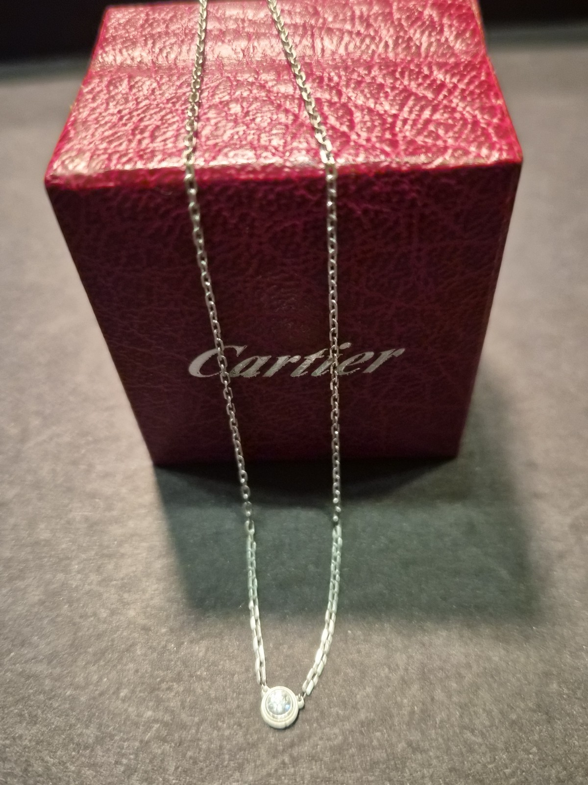 Cartier d’Amour Necklace 18K Diamond Box