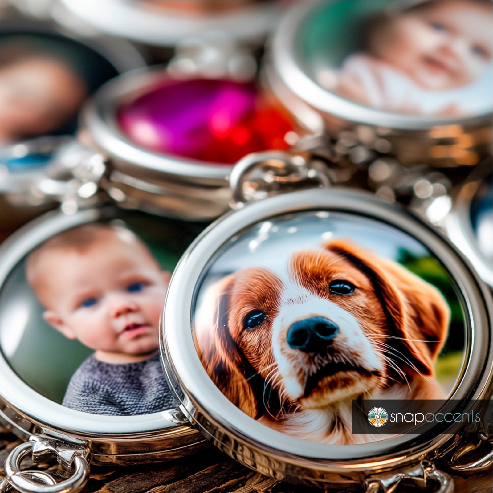 Little Sister Snap Jewelry 18MM Ginger Charm Brother Siblings Family Button