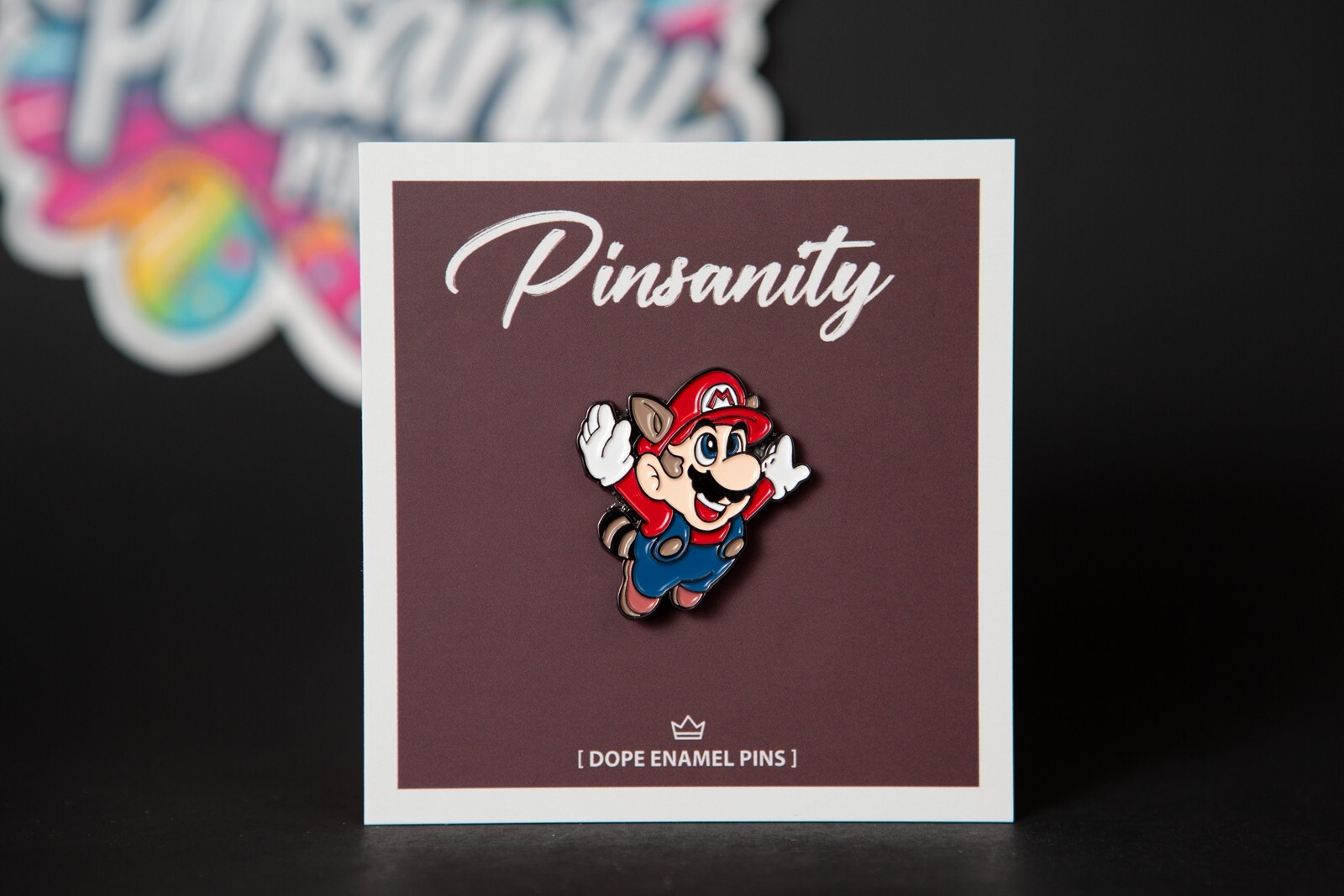 Racoon Mario Enamel Pin – Fast Shipping from USA – Super Mario Bros