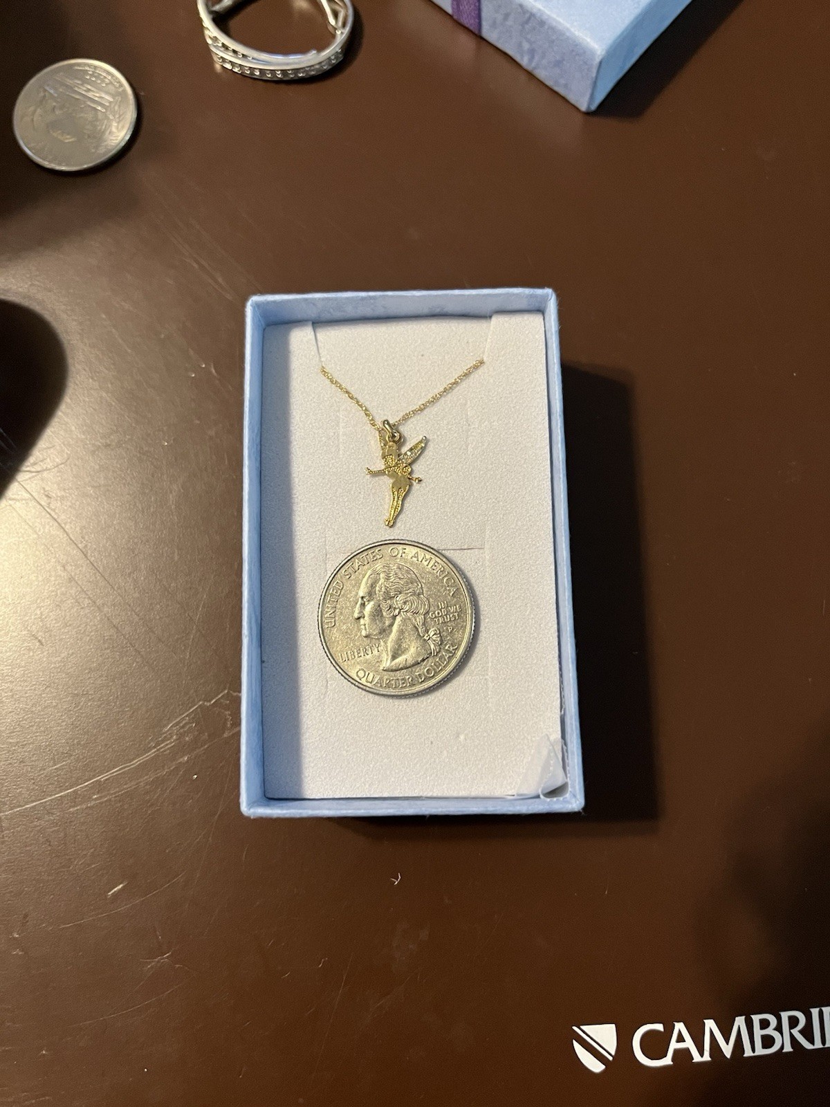 Disney Tinker Bell Necklace 10kt Yellow Gold