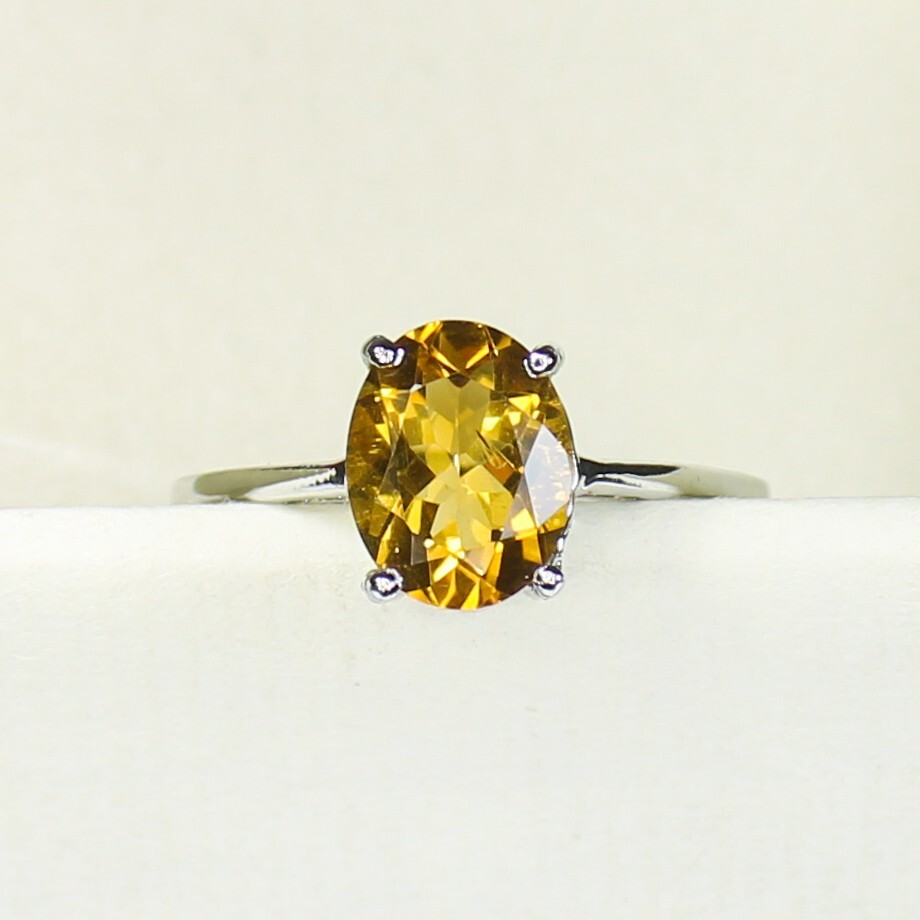 Natural Citrine Ring Vintage Ring With 925 Sterling Silver Available ALL SIZE