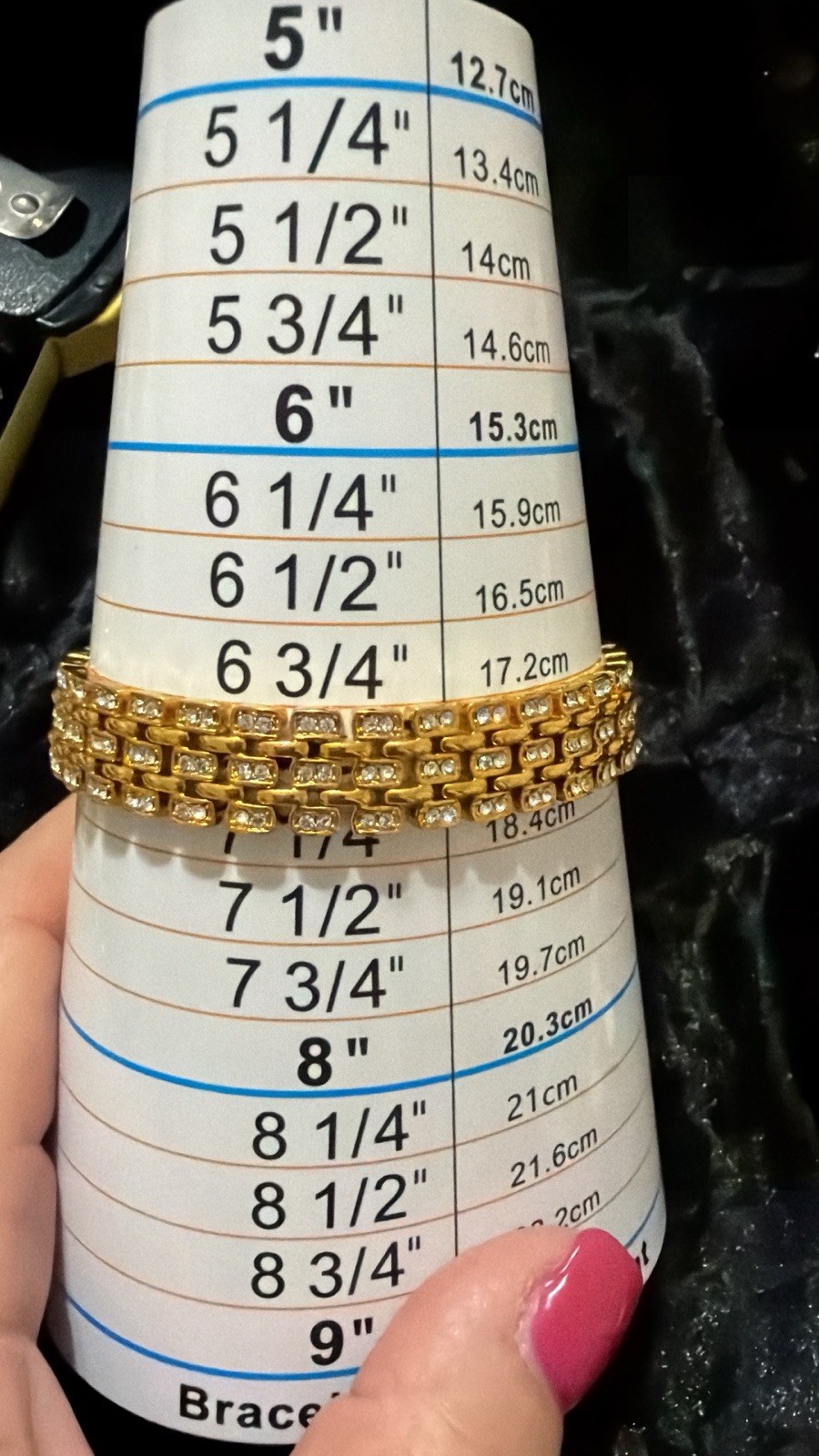 NOLAN MILLER Gold Tone & Rhinestone Panther Link Bracelet. 7”, NWOT,