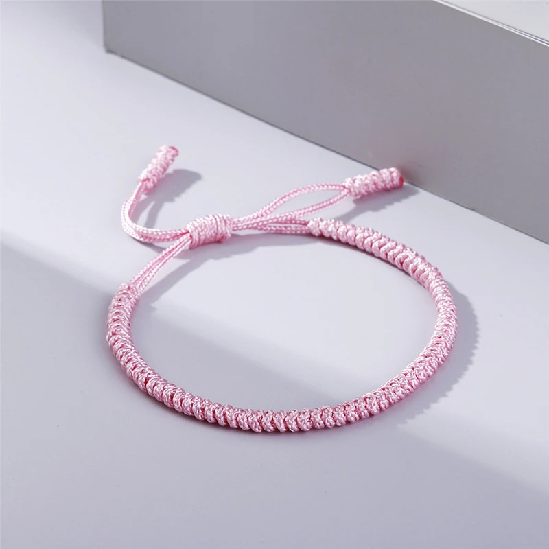 Hot Tibetan Buddhist Braided Bracelet Thread Knots Woven Red Rope Lucky Lover