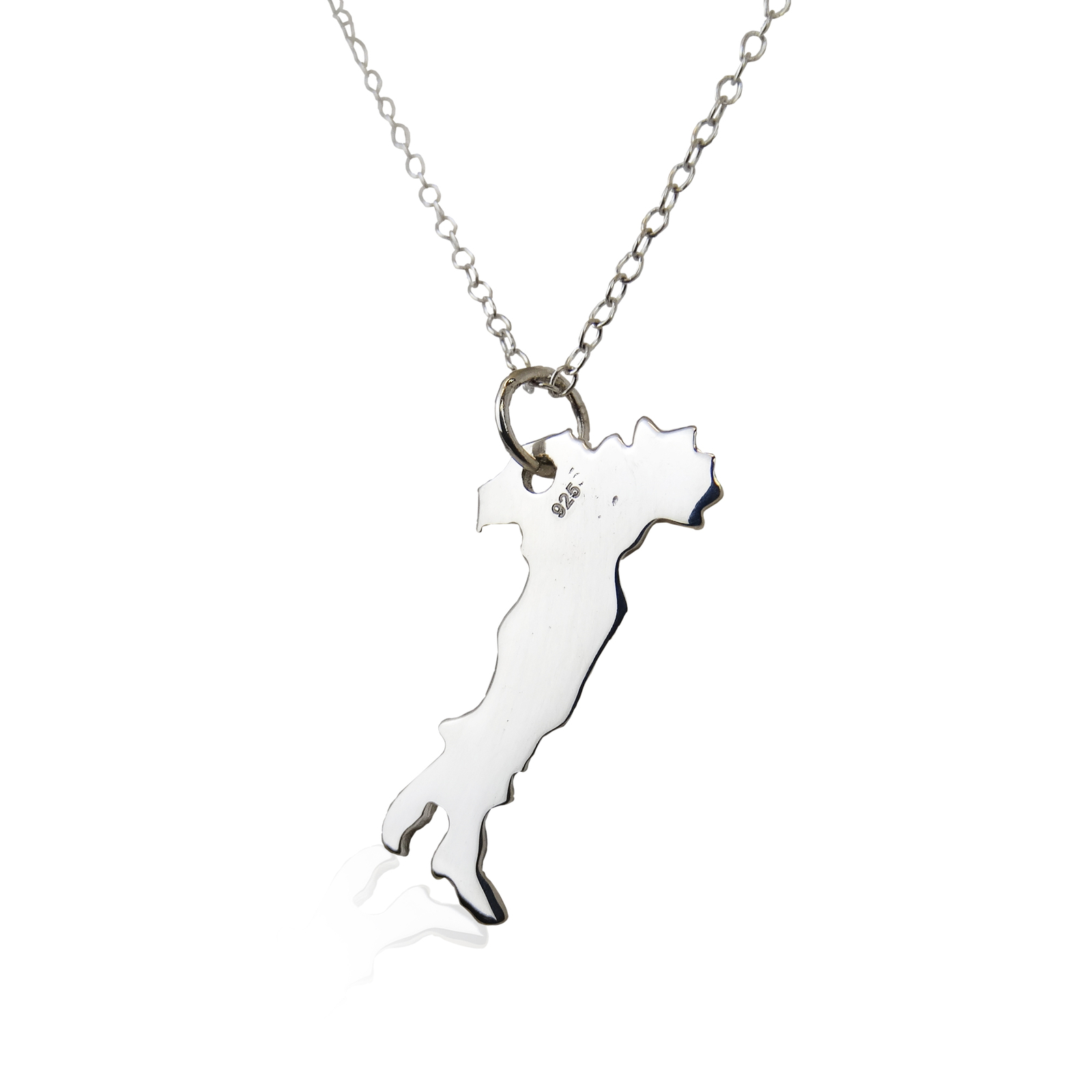 Sterling Silver Italy Country Charm – Necklace