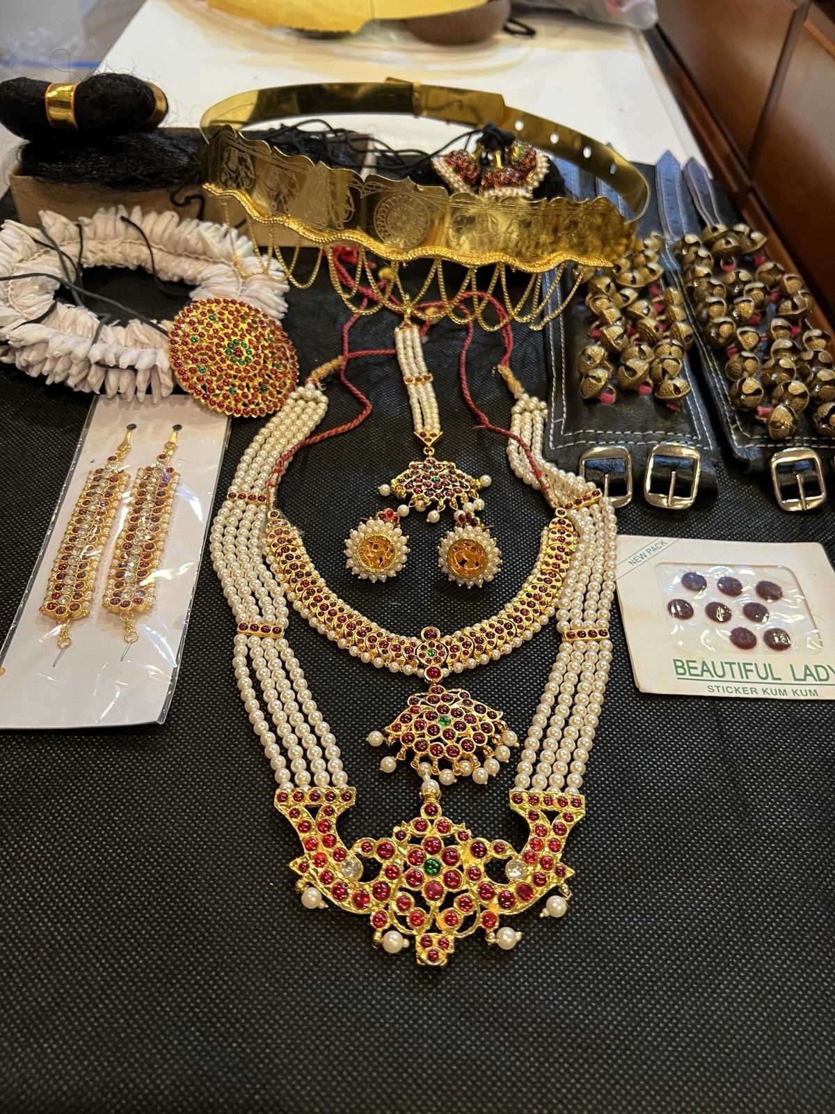 Complete Bharatanatyam Dance Accessory Set for Kids/Youth