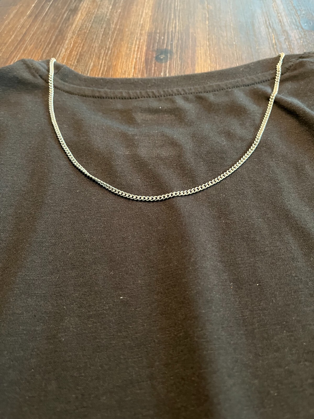 New Men’s Stainless Steel Silver Necklace Chain 27 inch 3MM Curb Choker Jewelry