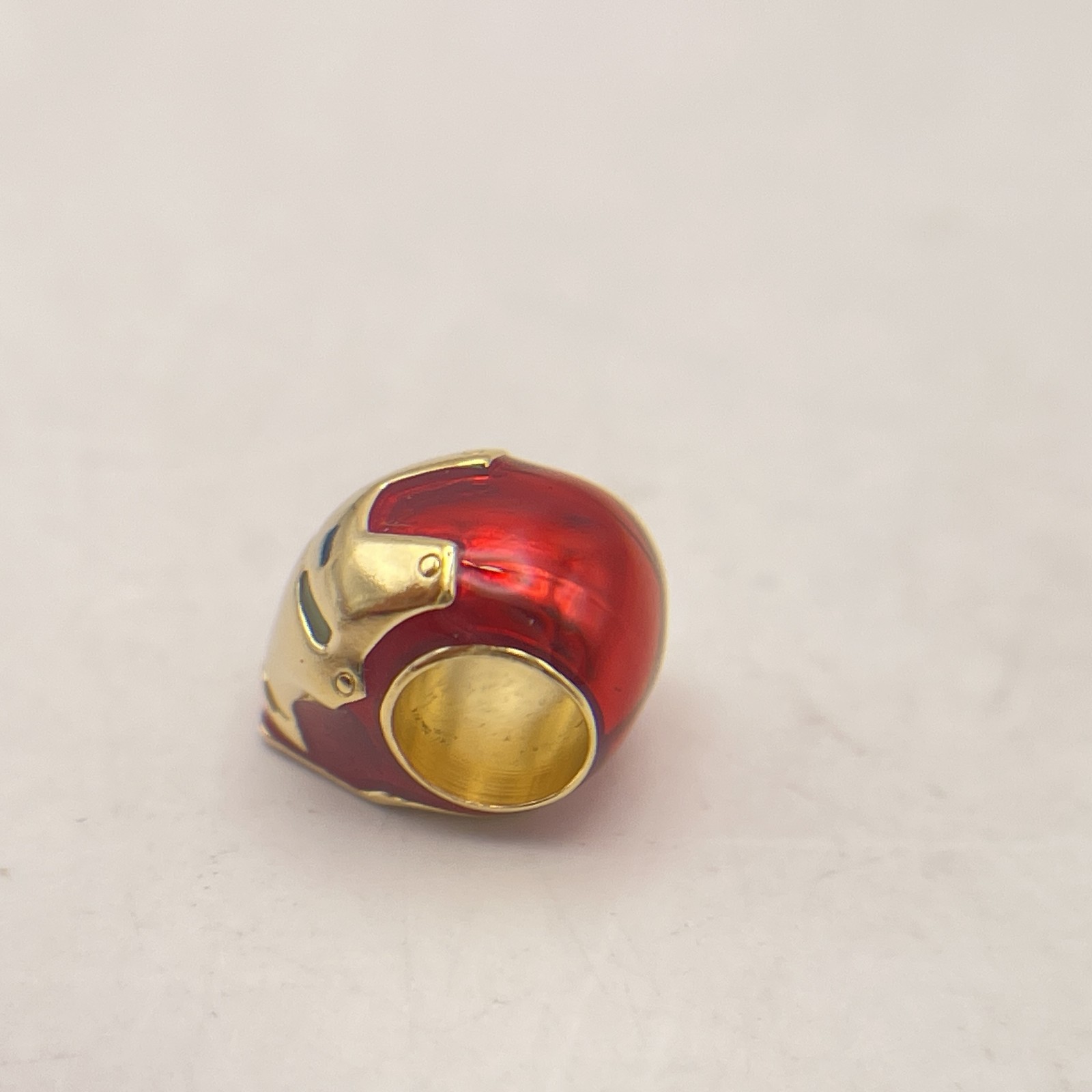Pandora X Marvel Iron Man Helmet Glow In The Dark 14K Gold Plated Bead Charm