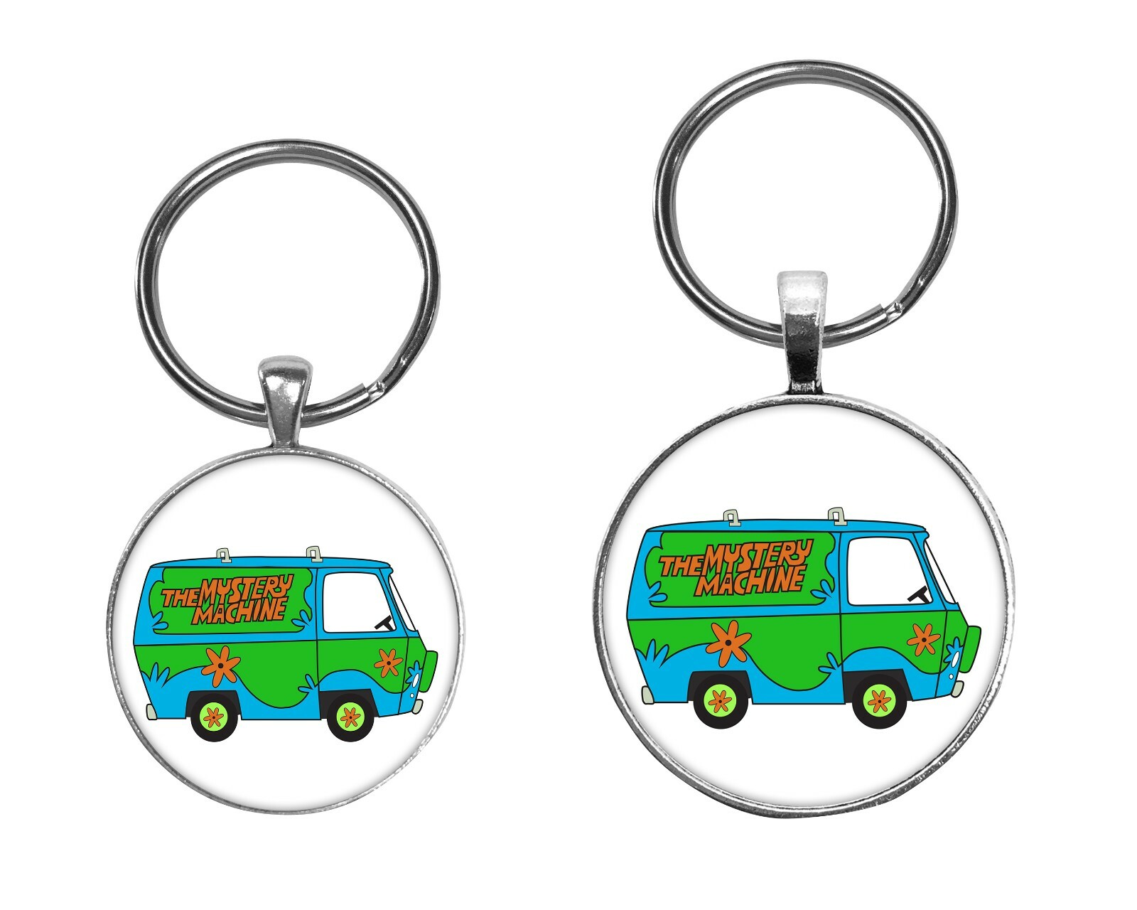 Scooby Doo Mystery Machine Key Ring Necklace Cufflinks Tie Clip Jewelry Sets