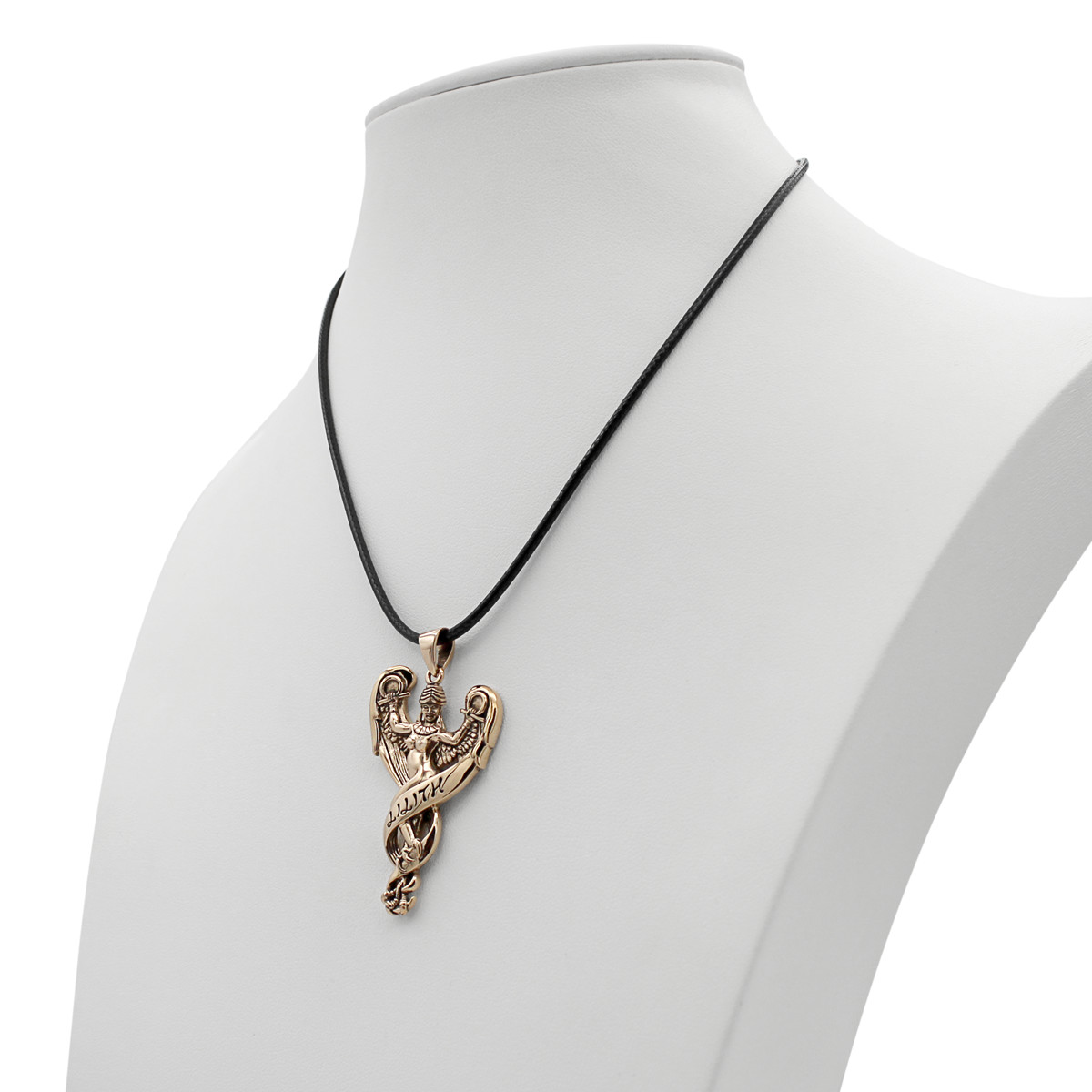 Bronze Lilith Pendant – Dryad Design Sumerian Demon Goddess Wiccan Pagan Jewelry