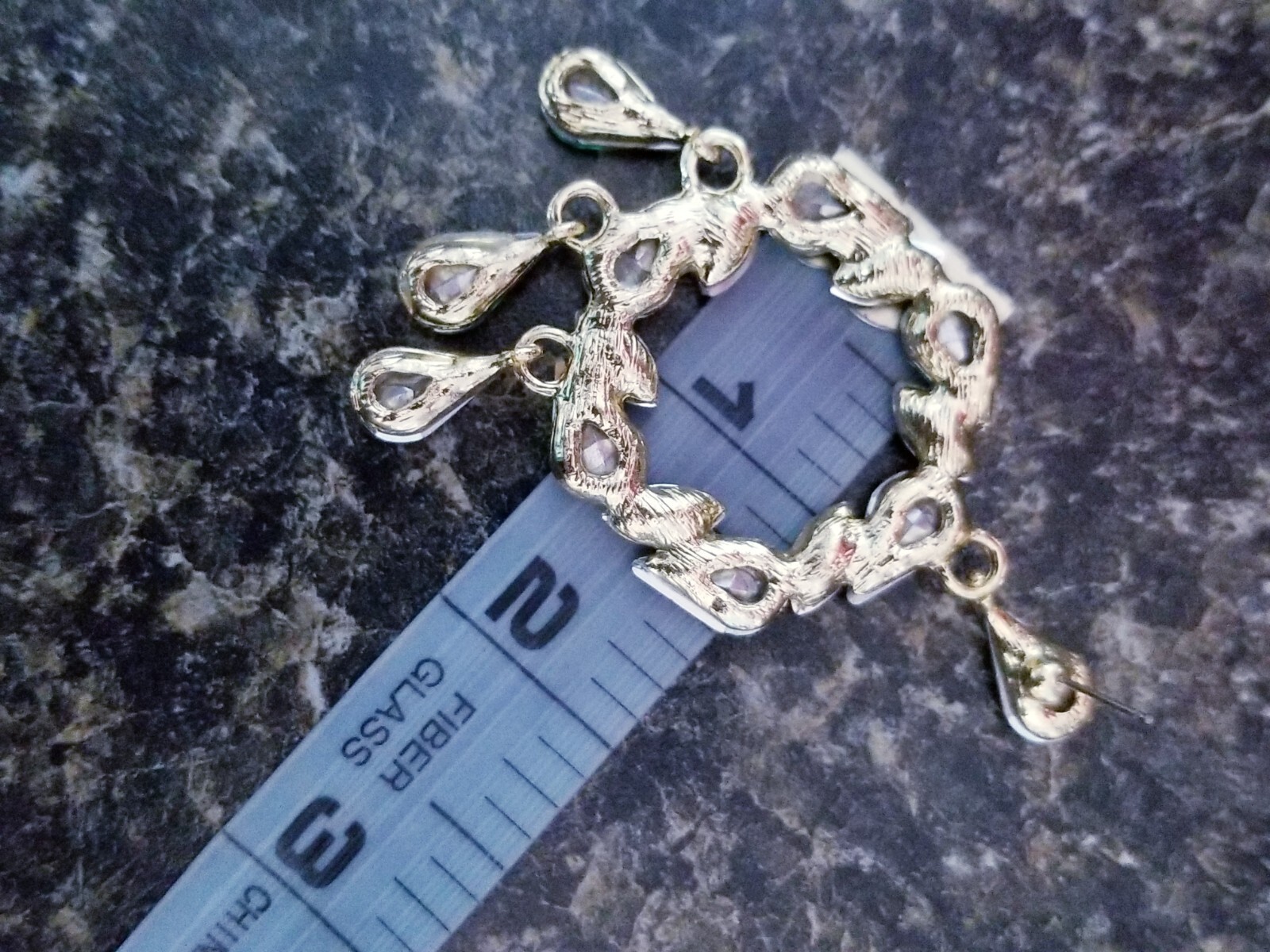 Chandelier Rhinestone Crystal Pageant Bridal Earrings Green Drop Dangle 3 Inch