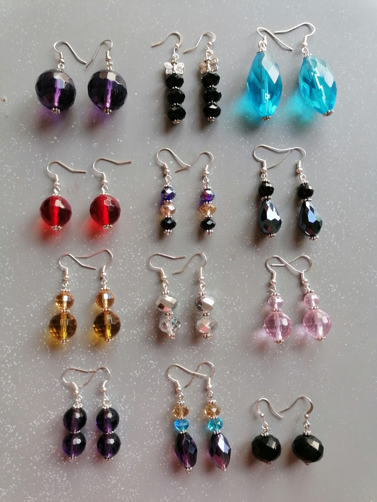 Lot of 12 Vintage Jewelry Earrings Jewelry N.D