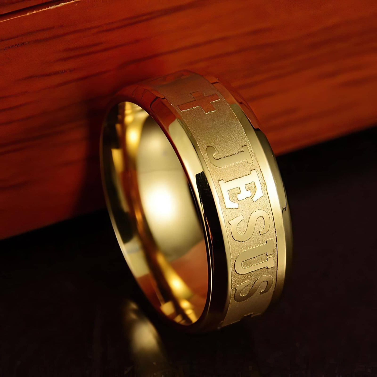 Jesus Stainless Steel Rings in 5 Styles Ships Free from the USA