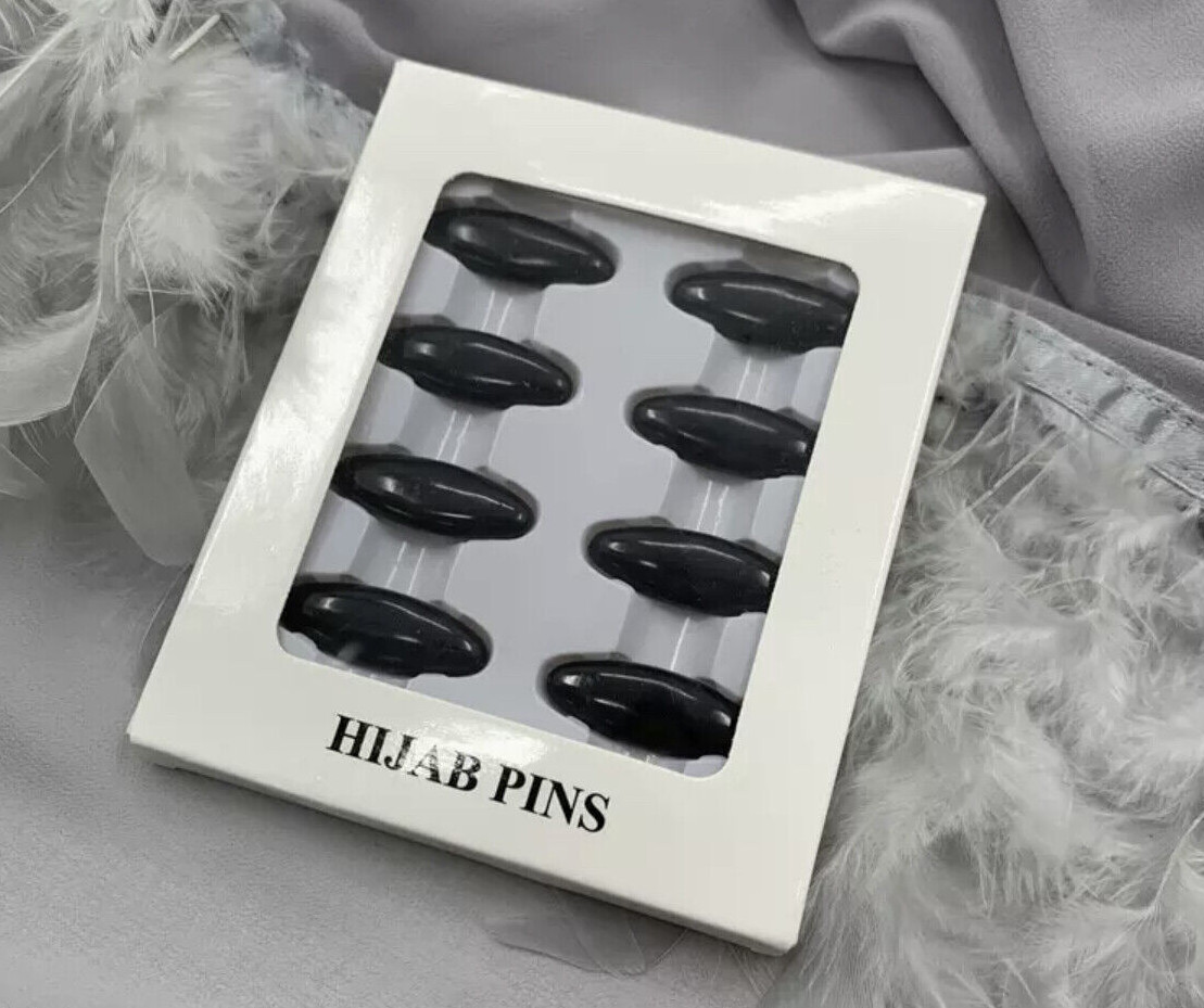 Hijab Safety Pins Muslim Hijab Fashion Scarf Pins Best Quality Snag Free 8pc