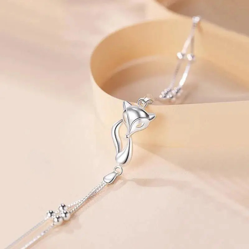 Unisex Fox Pendant Bracelet, Bracelets Jewelry Accessories for TV Series Cosplay