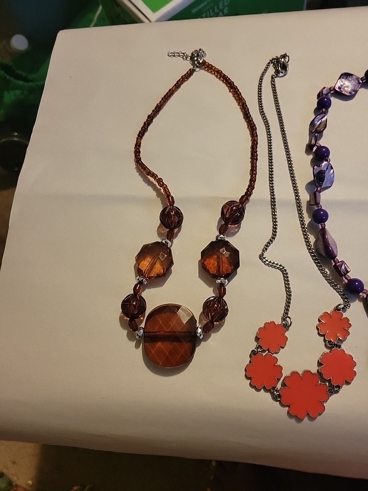 Lot of 9 Wearable Pendant Necklaces Bag No 2