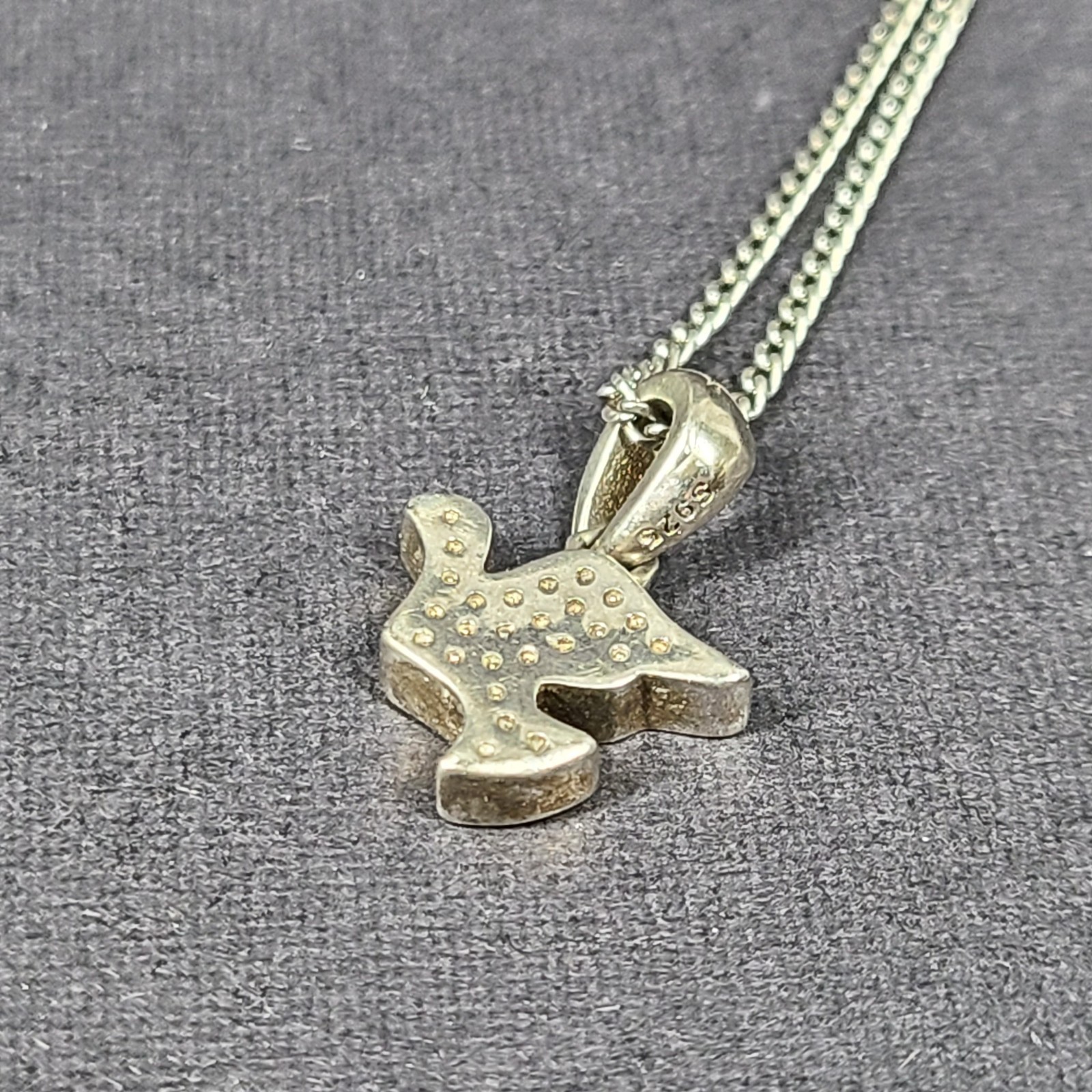 Pandora Symbol of Hope Dove Pendant Necklace 925 Sterling Silver 20″ 791350CZ