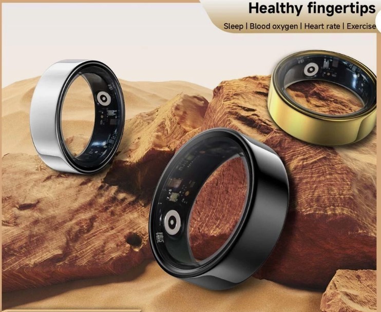 26 x Smart Ring Health Fitness Tracker size 8, 9, 5 and 10 – black