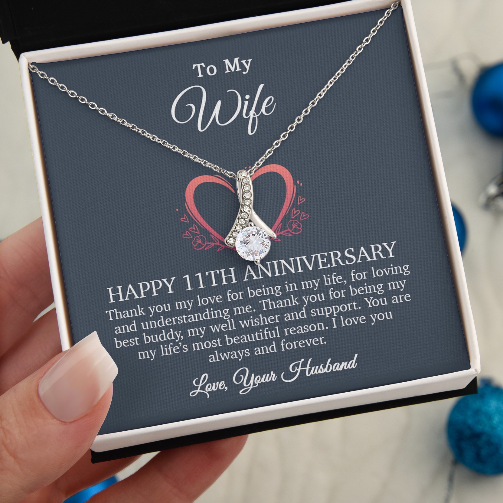 11th Anniversary Gift For Wife, 11 Year Anniversary Gifts, 11th Wedding Annivers