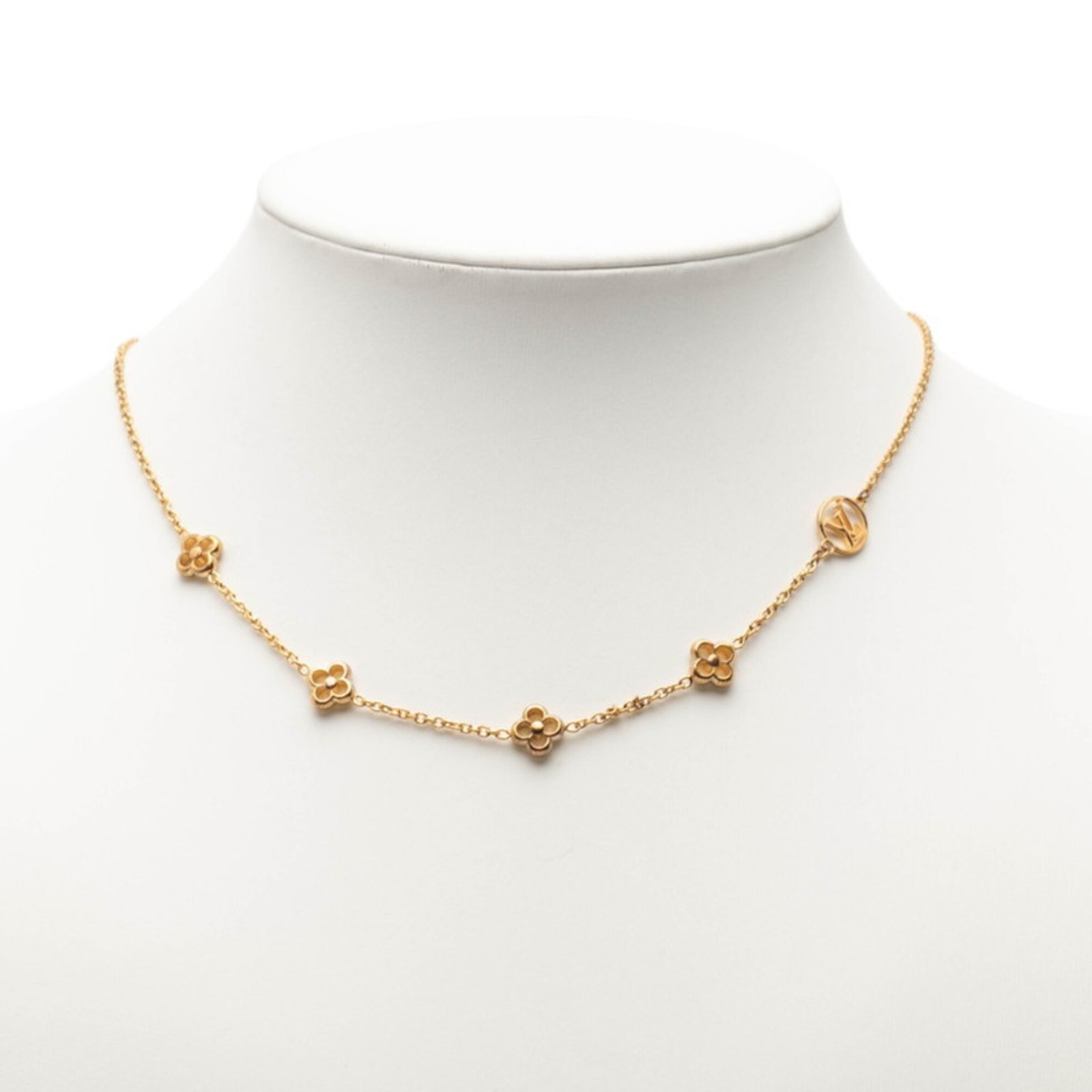 Louis Vuitton Flowerful Necklace M00238 Gold Plated Women’s LOUIS … GZl1i2de