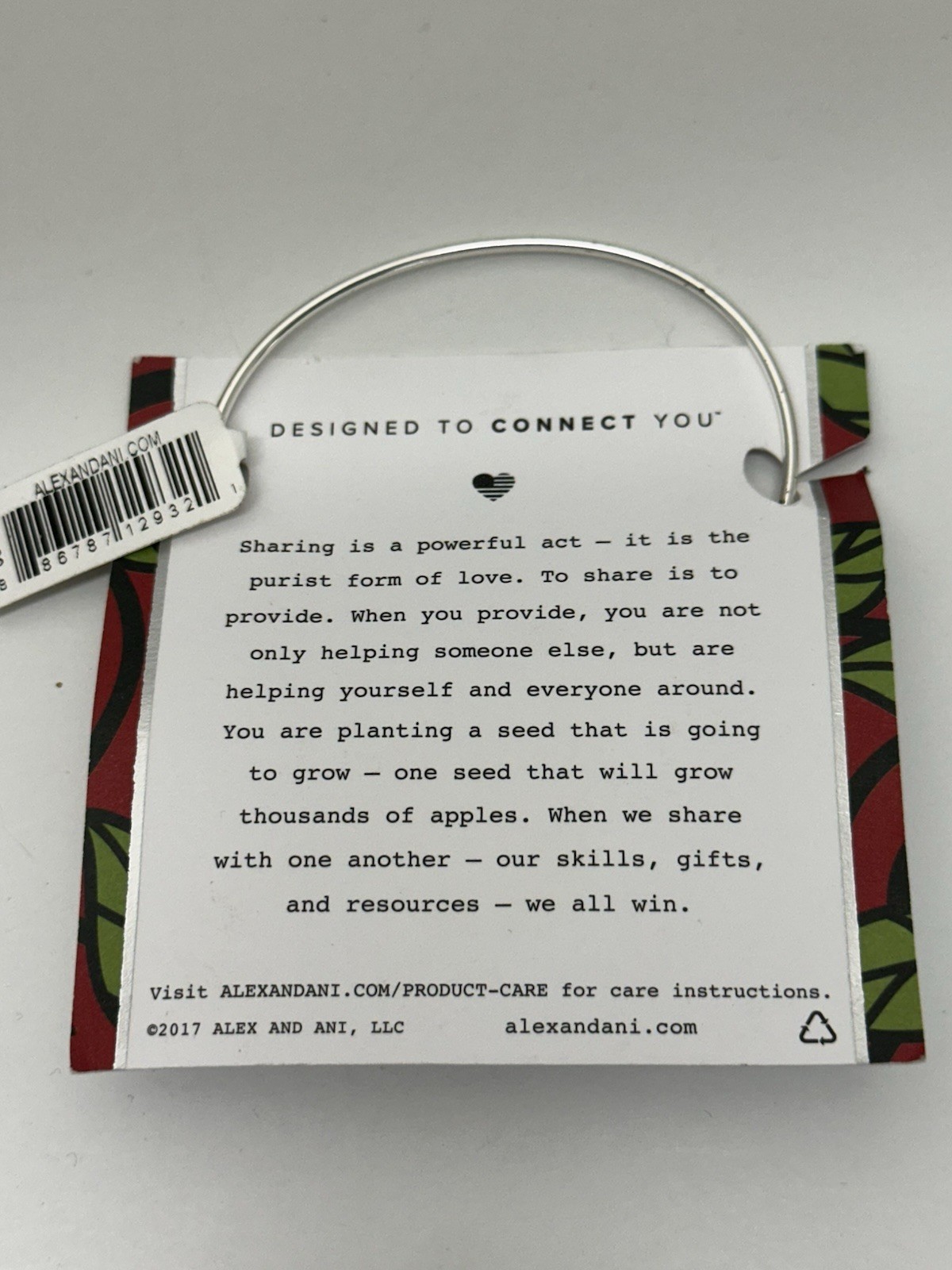 Alex and Ani ‘Charity by Design, Apple’ Share Charm Bangle