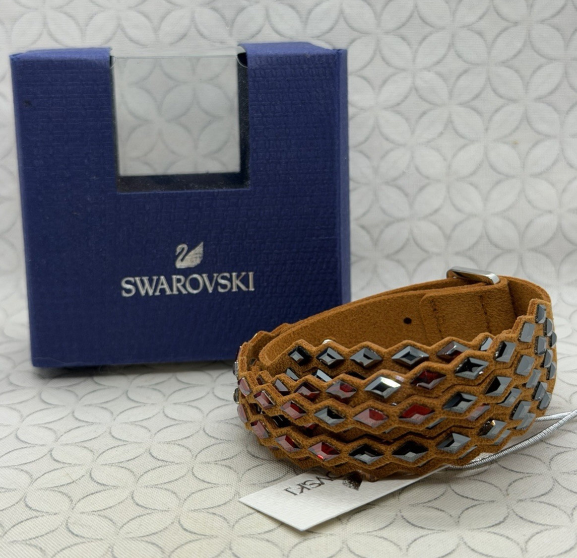 Authentic Swarovski Power Collection Camel & Multicolor Crystal Bracelet 5572734