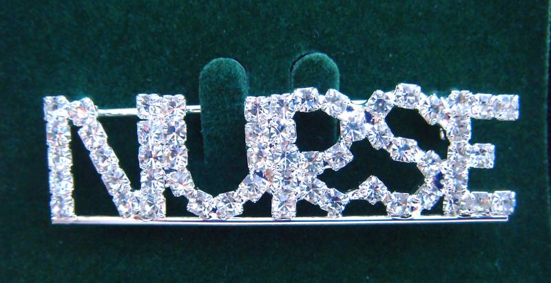 NURSE RN PIN for that Favorite Nurse RN Grad or NURSE Gift-1 3/4 inches