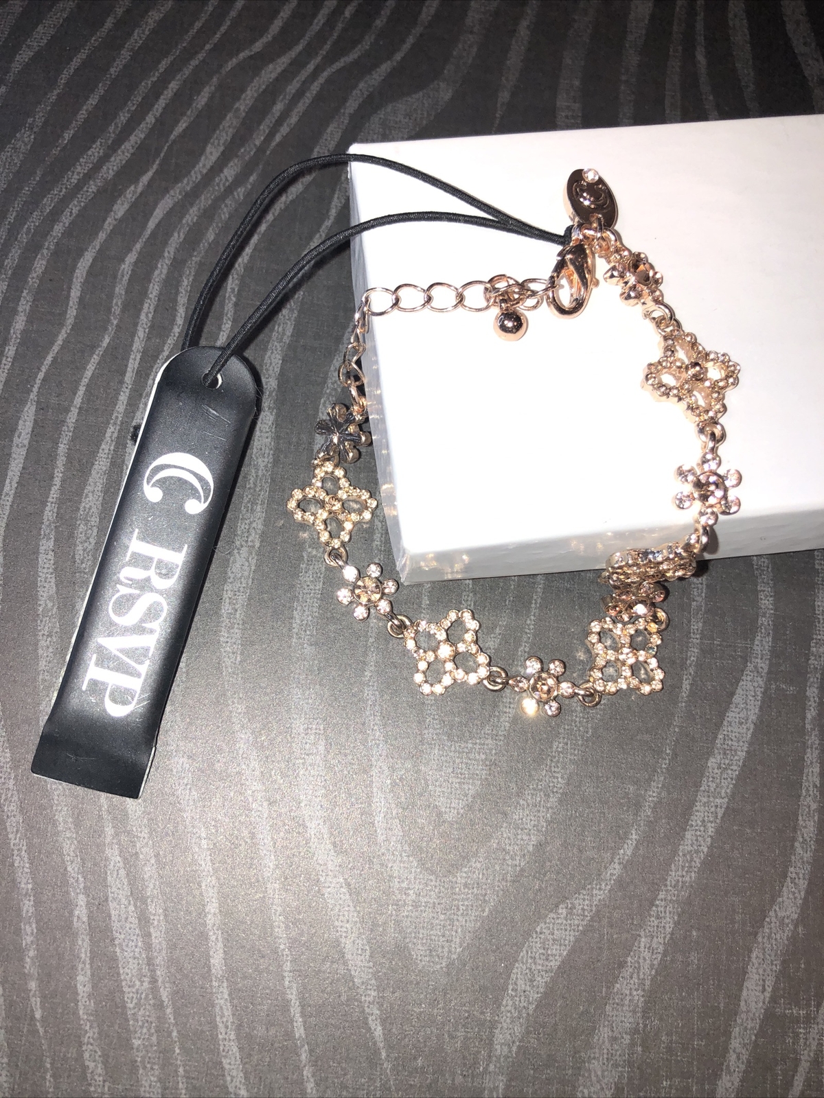 Rose Gold Tone Bracelet RSVP 6.5 – 8.5 Inches Brand New With Tags