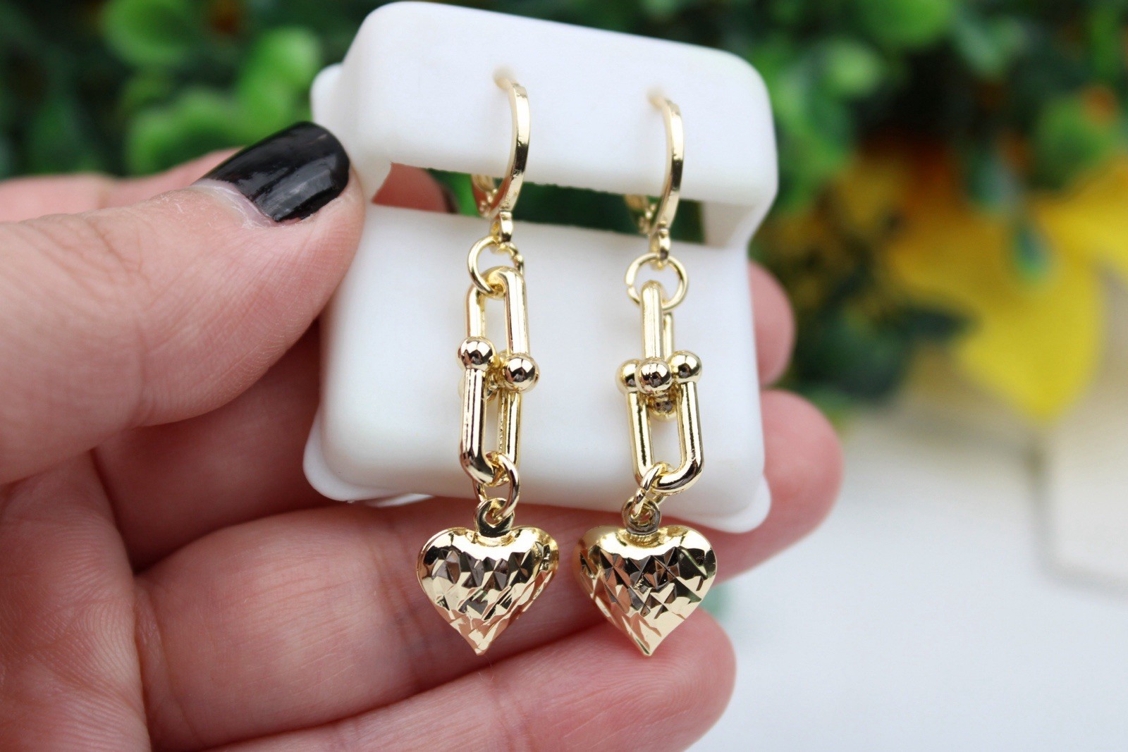 High Quality gold plated earrings/ Aretes En Oro Laminado De Buena Calidad