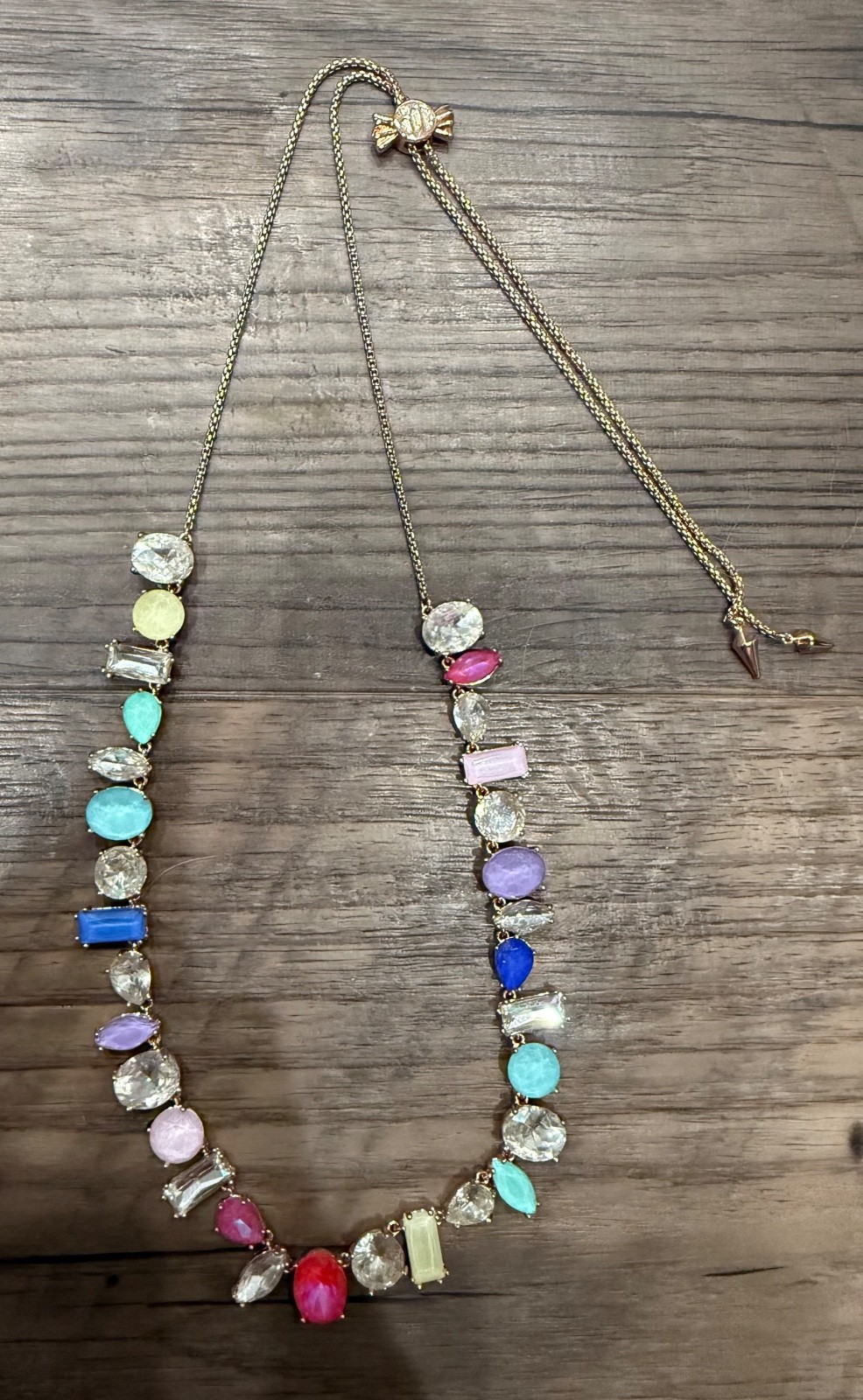 Bomb Party Retro 2024 Summer Jewel Candy Necklace – Ultra Rainbow Hot