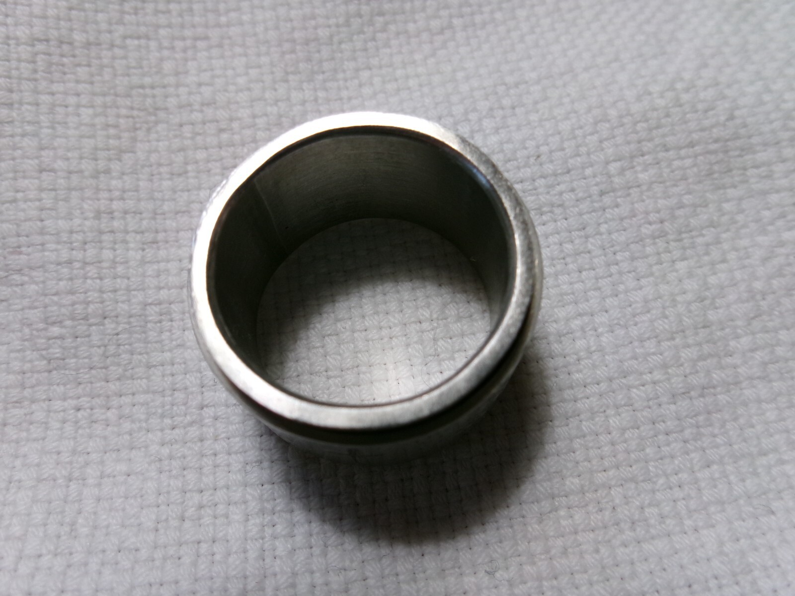 Spinner Ring “The Lord’s Prayer” IN SPANISH Stainless Steel Size 6 ~ 1/2″ Wide