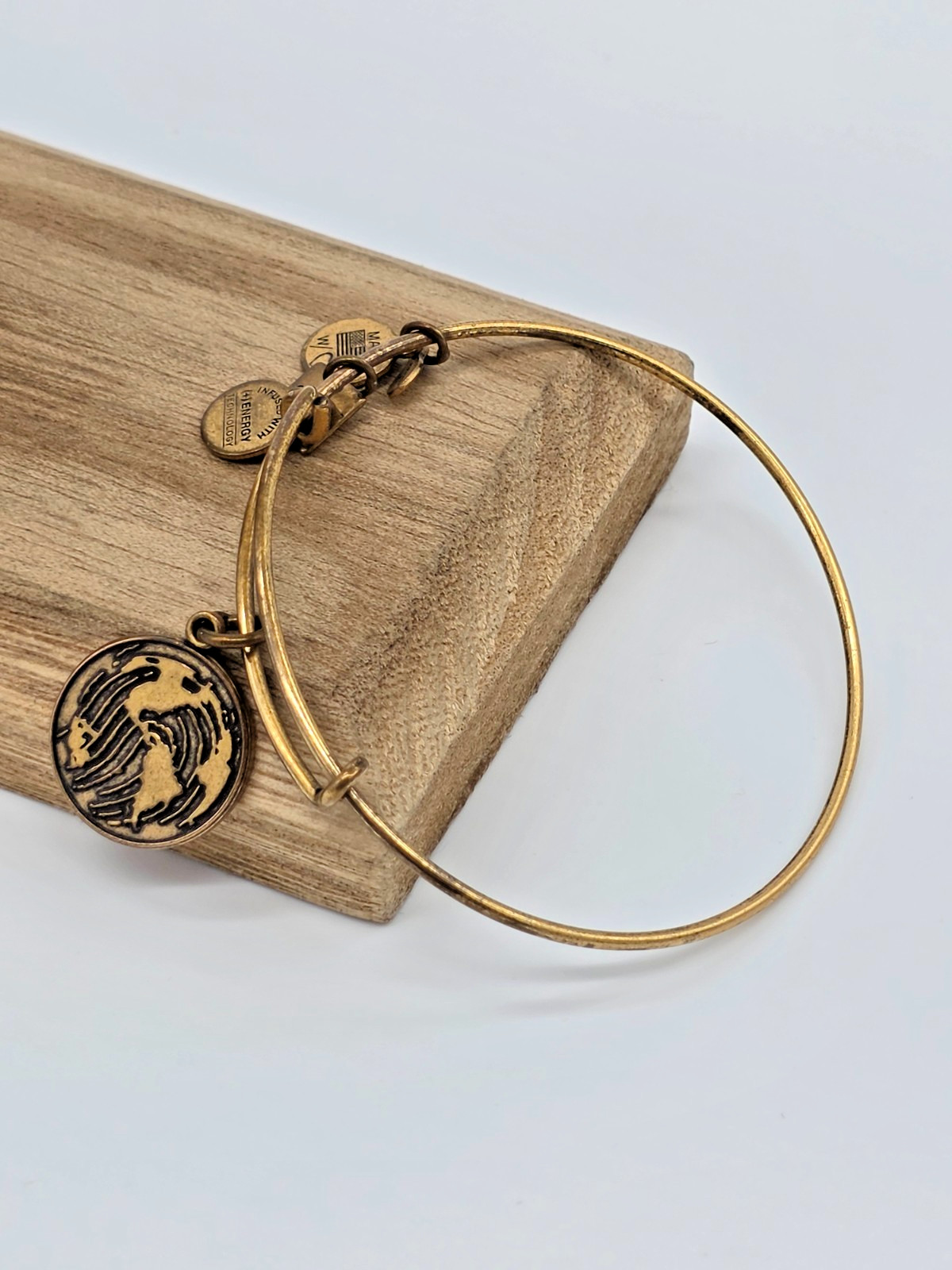 Alex and Ani GENERATION ON Charity by Design Rafaelian Gold Charm Bangle