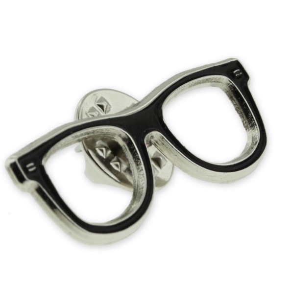 Black Glasses Frames Enamel Pin Brooch Optometry Eye Doctor Gift